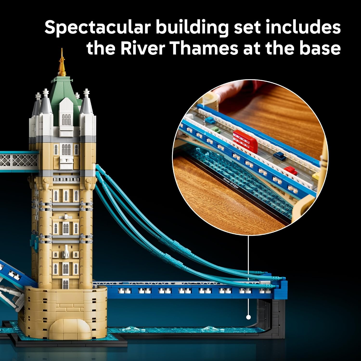 image:imageLEGO Architecture Tower Bridge 21067 Building Set for Adults Ages 18 Relaxation Activity Decor for Home Office 3745 pieces Gift for Men amp Women