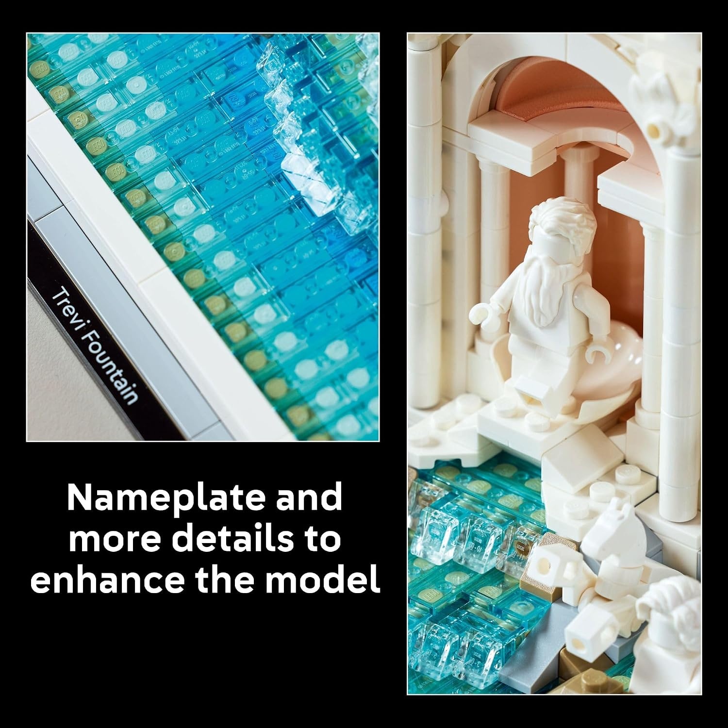 image:imageLEGO Architecture Trevi Fountain Building Set Collectible Model of Italian Landmark for Display for Adults 18 Gift for Women amp Men 21062