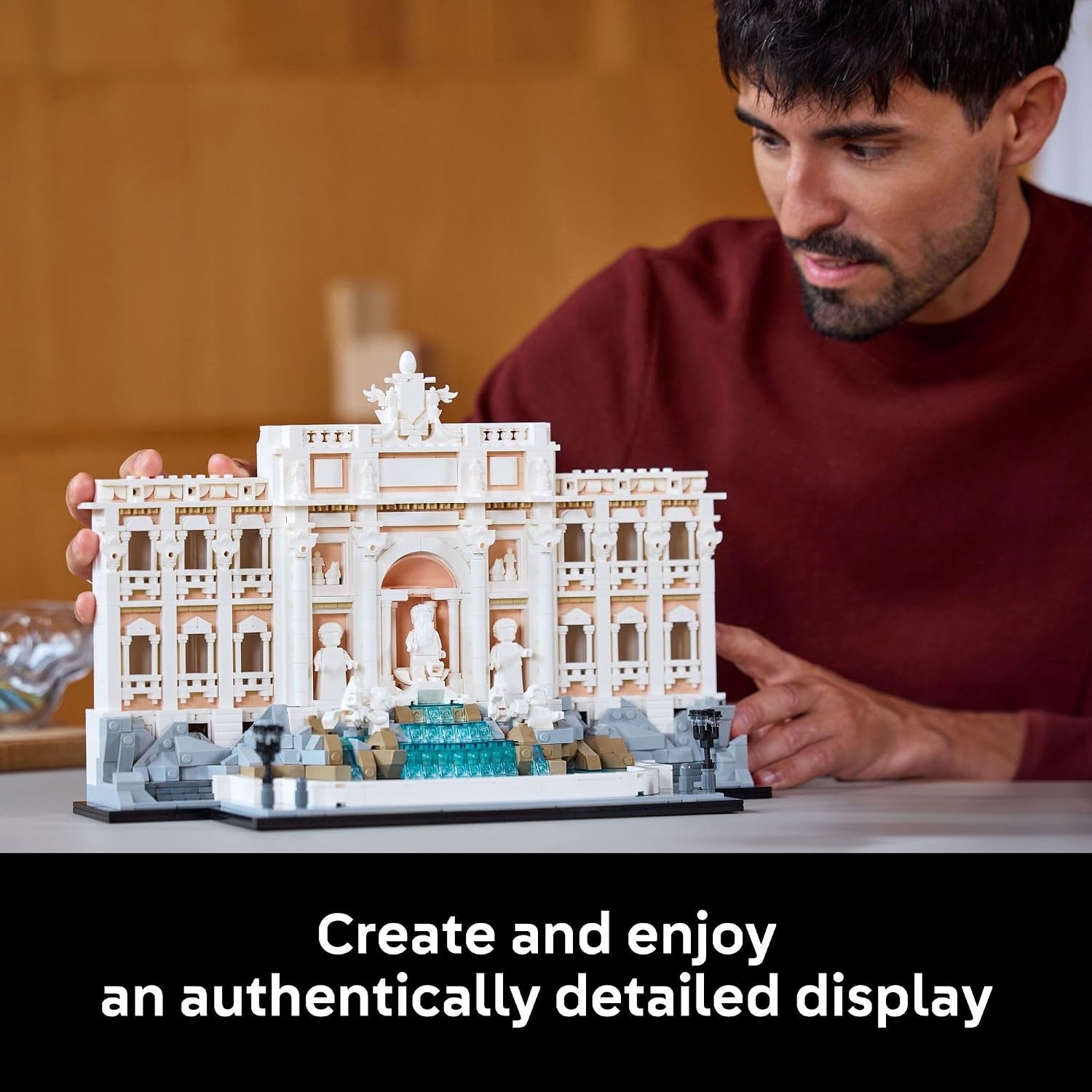 image:imageLEGO Architecture Trevi Fountain Building Set Collectible Model of Italian Landmark for Display for Adults 18 Gift for Women amp Men 21062