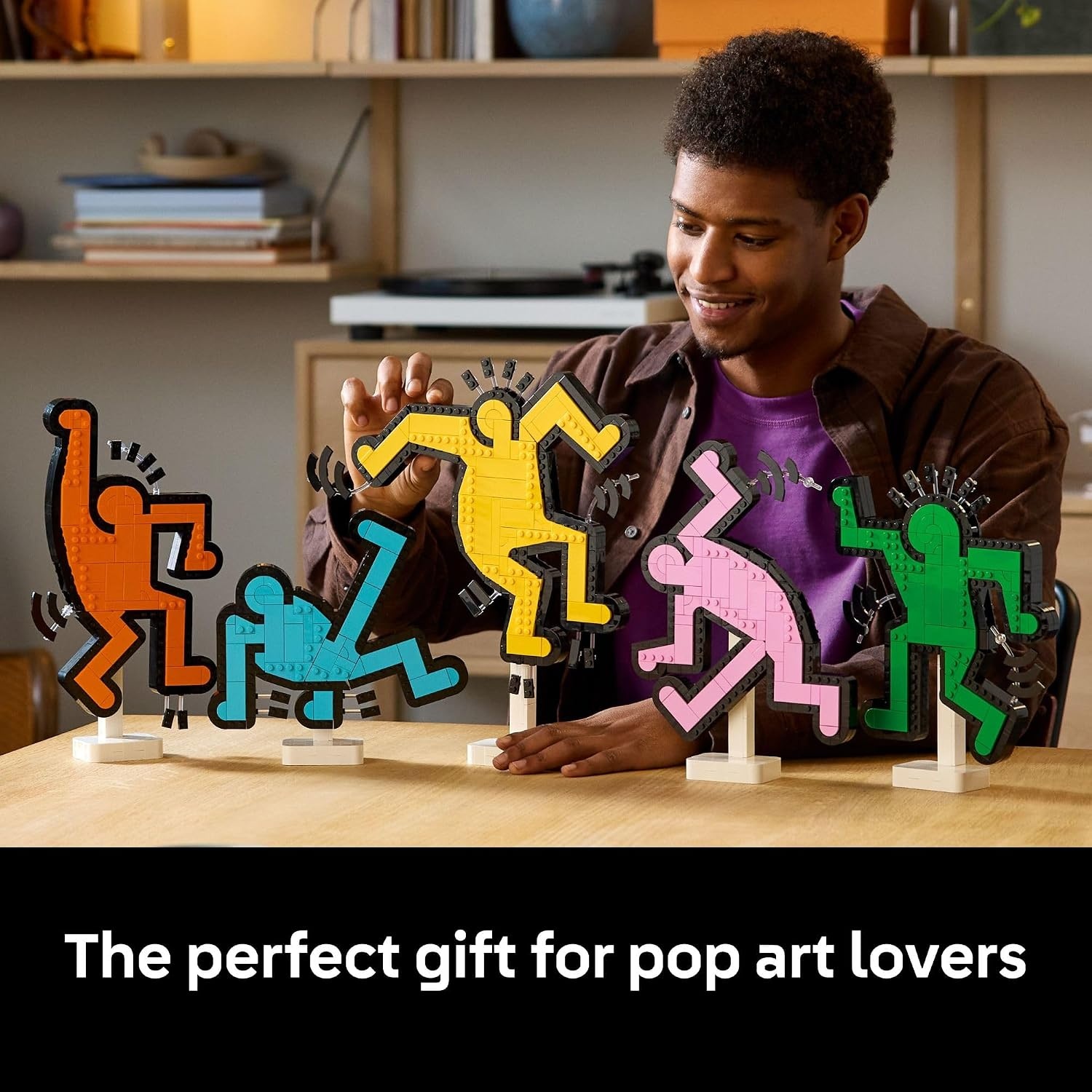 image:imageLEGO Art Keith Haring Dancing Figures Home Decor Building Set for Adults Wall Art Decor Gift Idea for Men Women who Enjoy DIY Arts and Crafts 31216