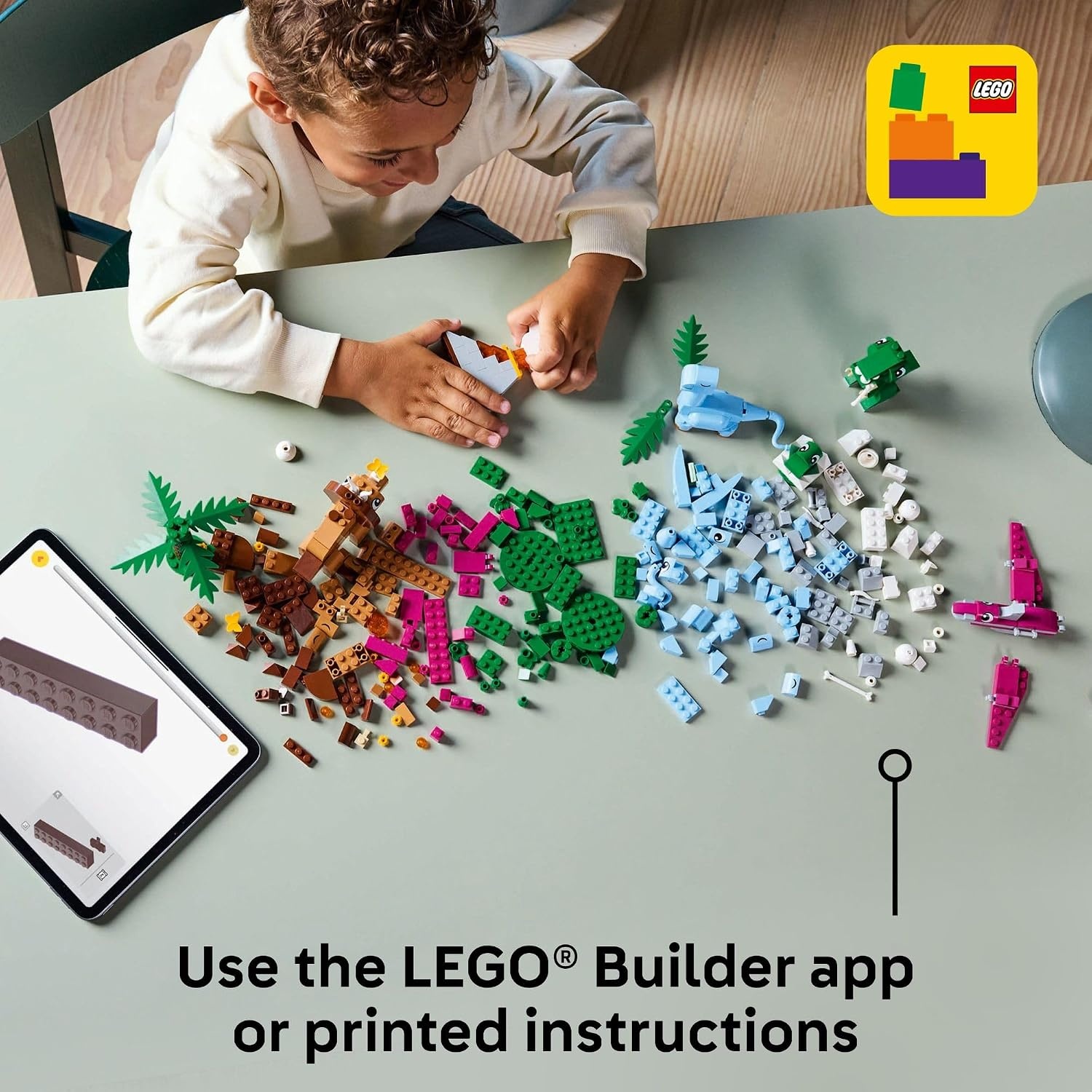 image:imageLEGO Classic Creative Dinosaurs Toy Building Blocks for Kids Boys and Girls Ages 5 Learning and Educational Toy for Preschool Gift Idea for Birthdays 11041