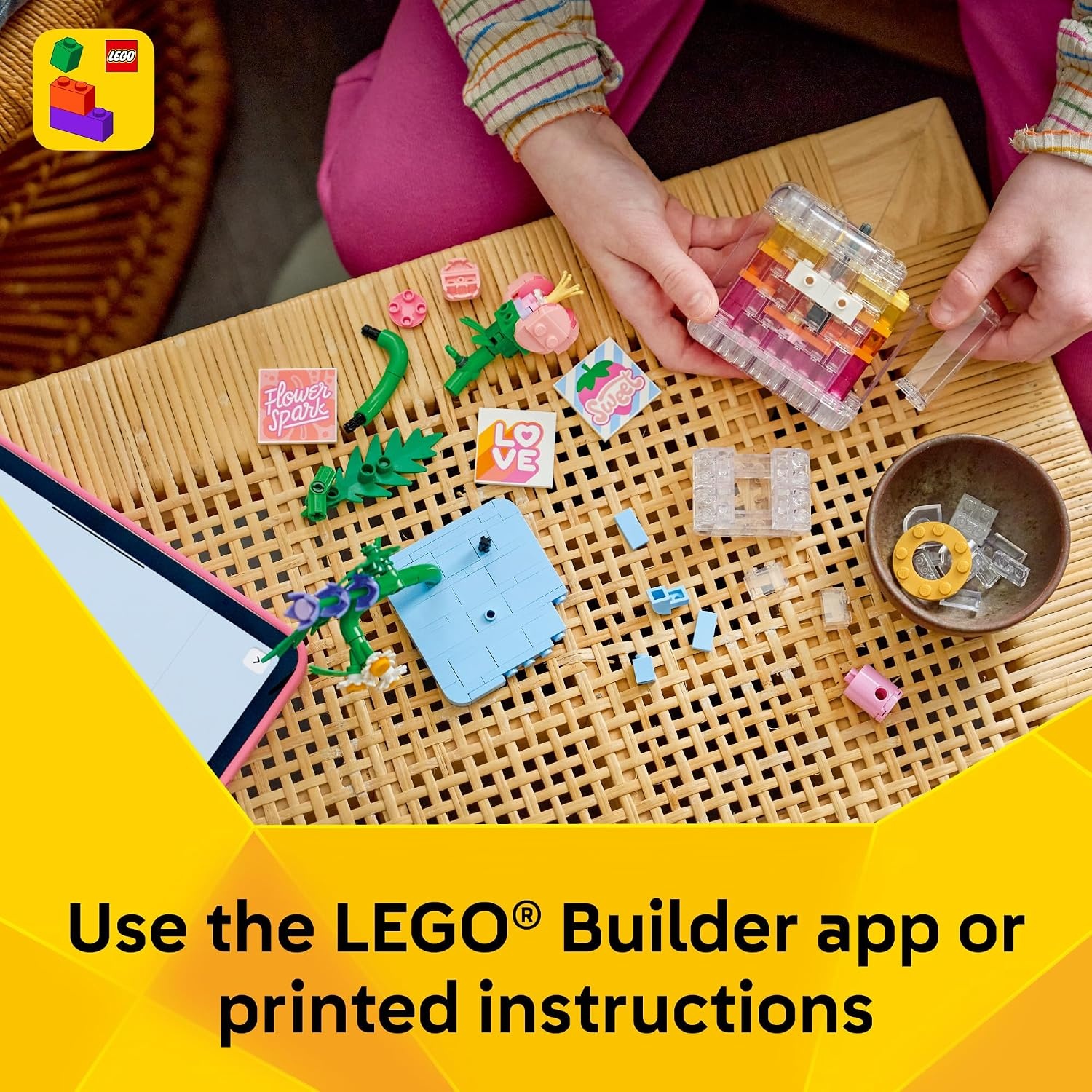 image:imageLEGO Creator 3 in 1 Floral Decor Perfume Bottle 31383 Building Toys for Girls amp Boys Ages 8 3 Building Options Bedroom or Desk Decor 286 pieces Gift for Birthdays