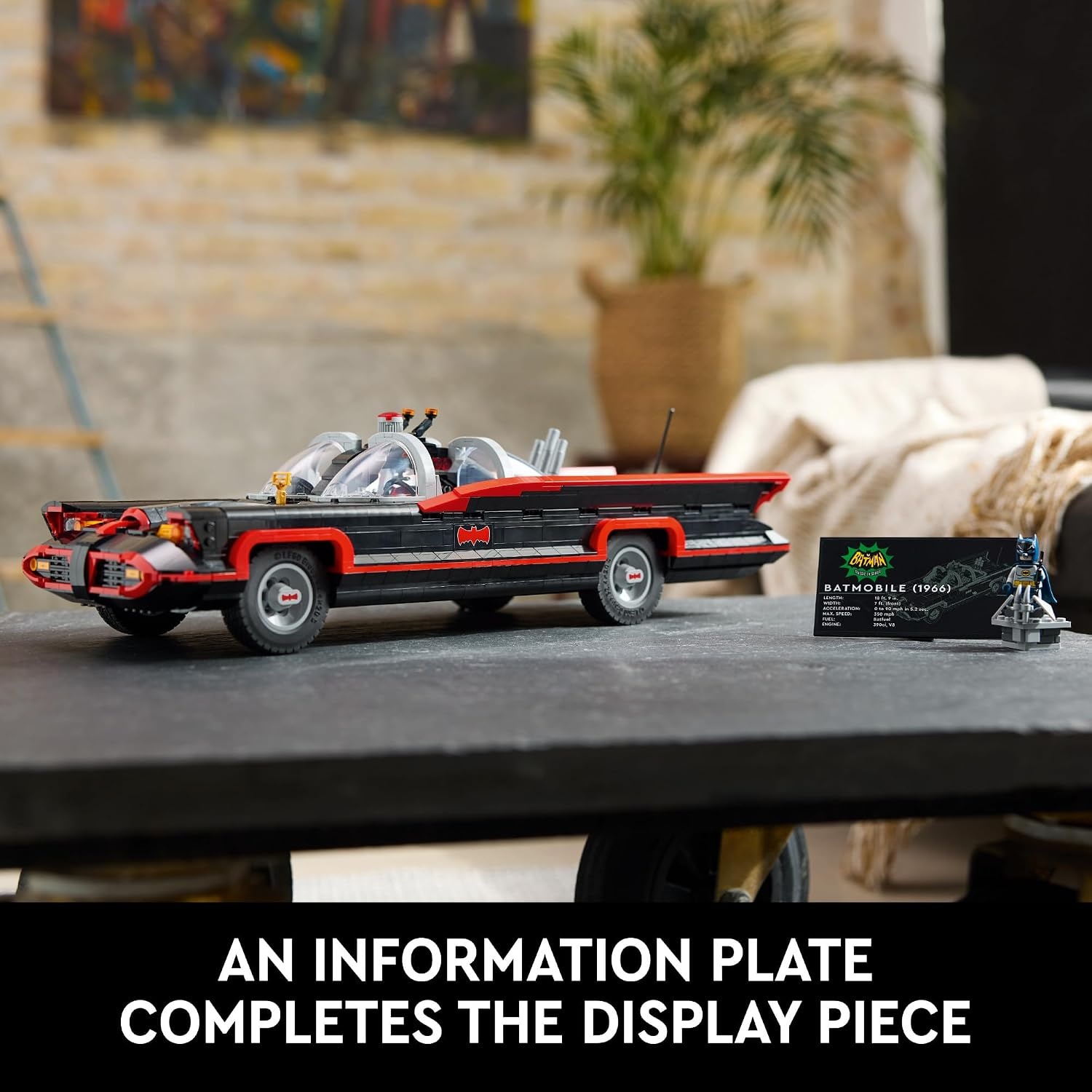 image:imageLEGO DC Batman The Classic TV Series Batmobile DC Collectible Car Building Set Inspired by the 1966 Television Shows Classic Batmobile Creative Gift for Adults and Super Hero Fans 76328