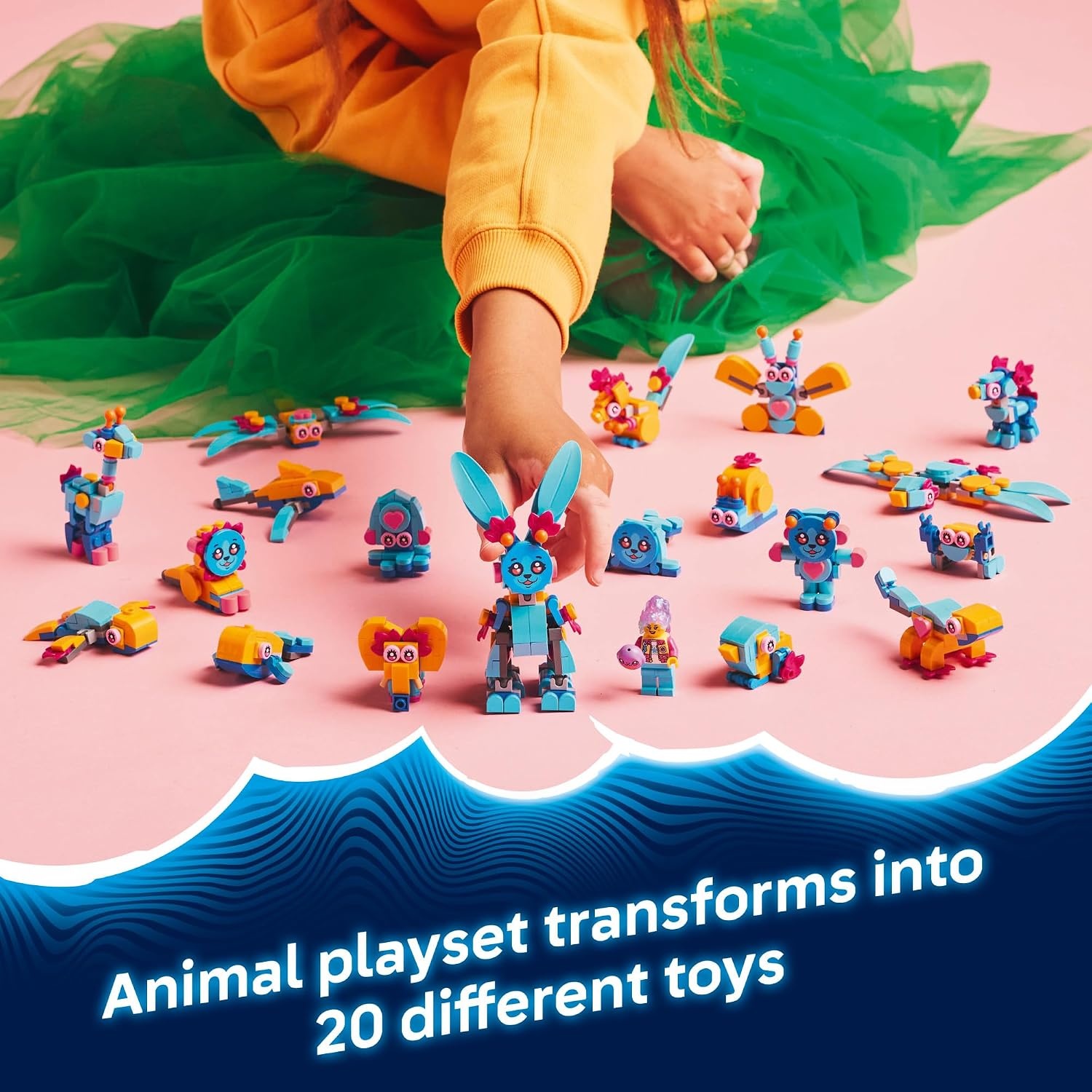 image:imageLEGO DREAMZzz Bunchus Creative Animal Adventures Fantasy Bunny Toy for Kids Boys and Girls Ages 7 20 Building Options Building Set with Izzie Minifigure Gift Idea for Birthdays 71488