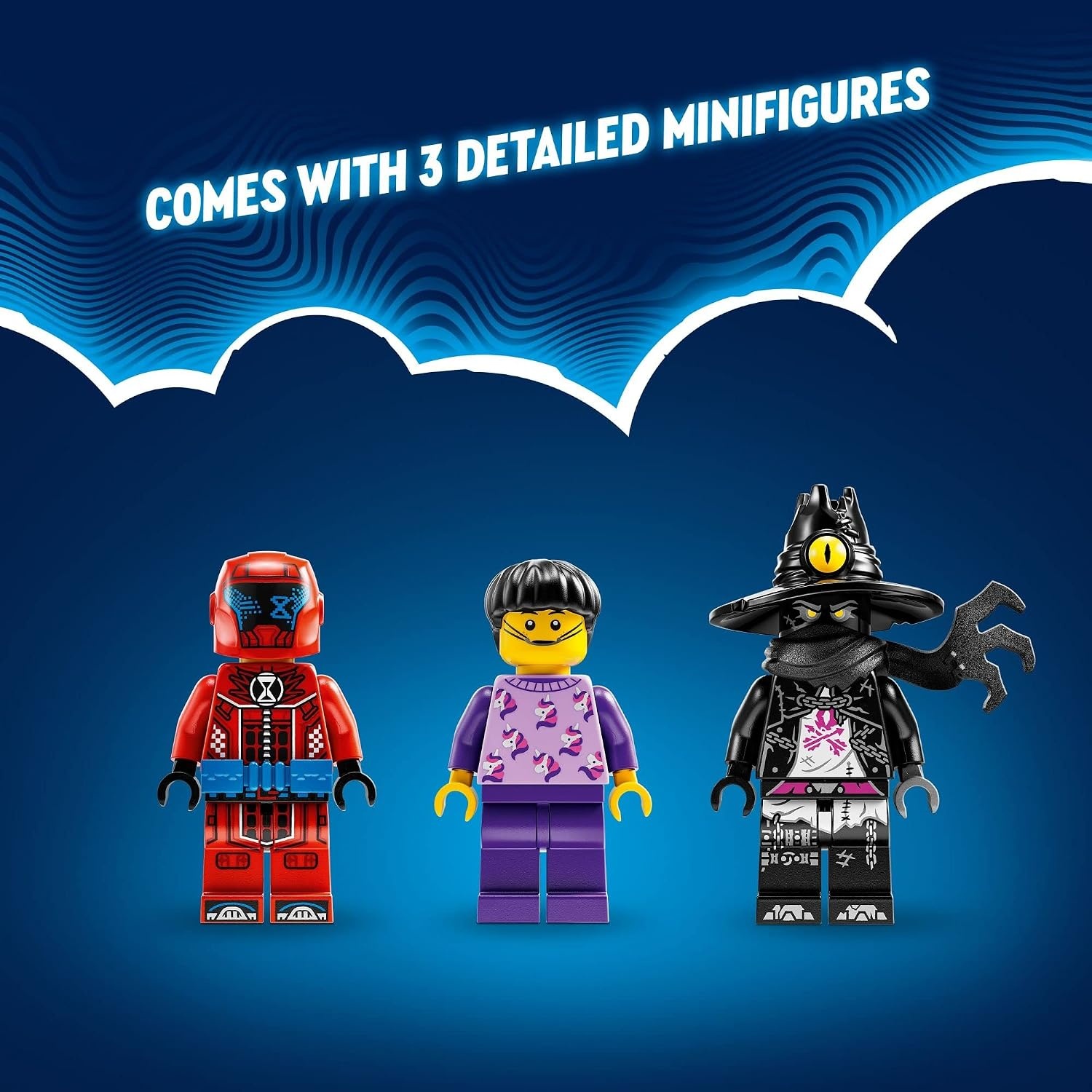 image:imageLEGO DREAMZzz Crocodile Car 71458 Building Toy Set Rebuilds from Car to OffRoader Truck Toy and MiniBoat Features Cooper Jayden and The Night Hunter Minifigures Birthday Gift for 8 Year Olds