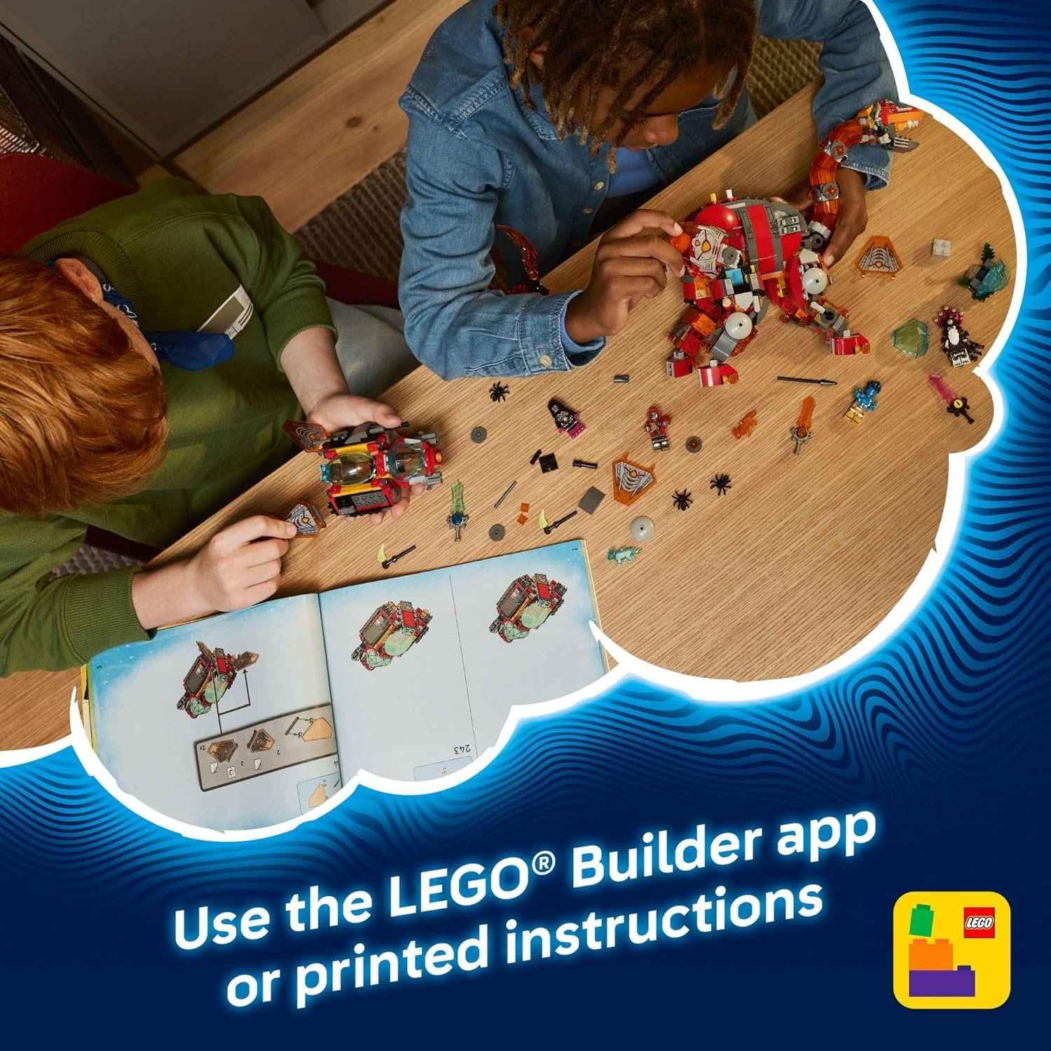 image:imageLEGO DREAMZzz Dino Jet Dinosaur Building Toy for Boys amp Girls Pretend Play Set for Kids Ages 9 W2 Build Options Includes 4 Minifigures Gift Idea for Birthdays 71514