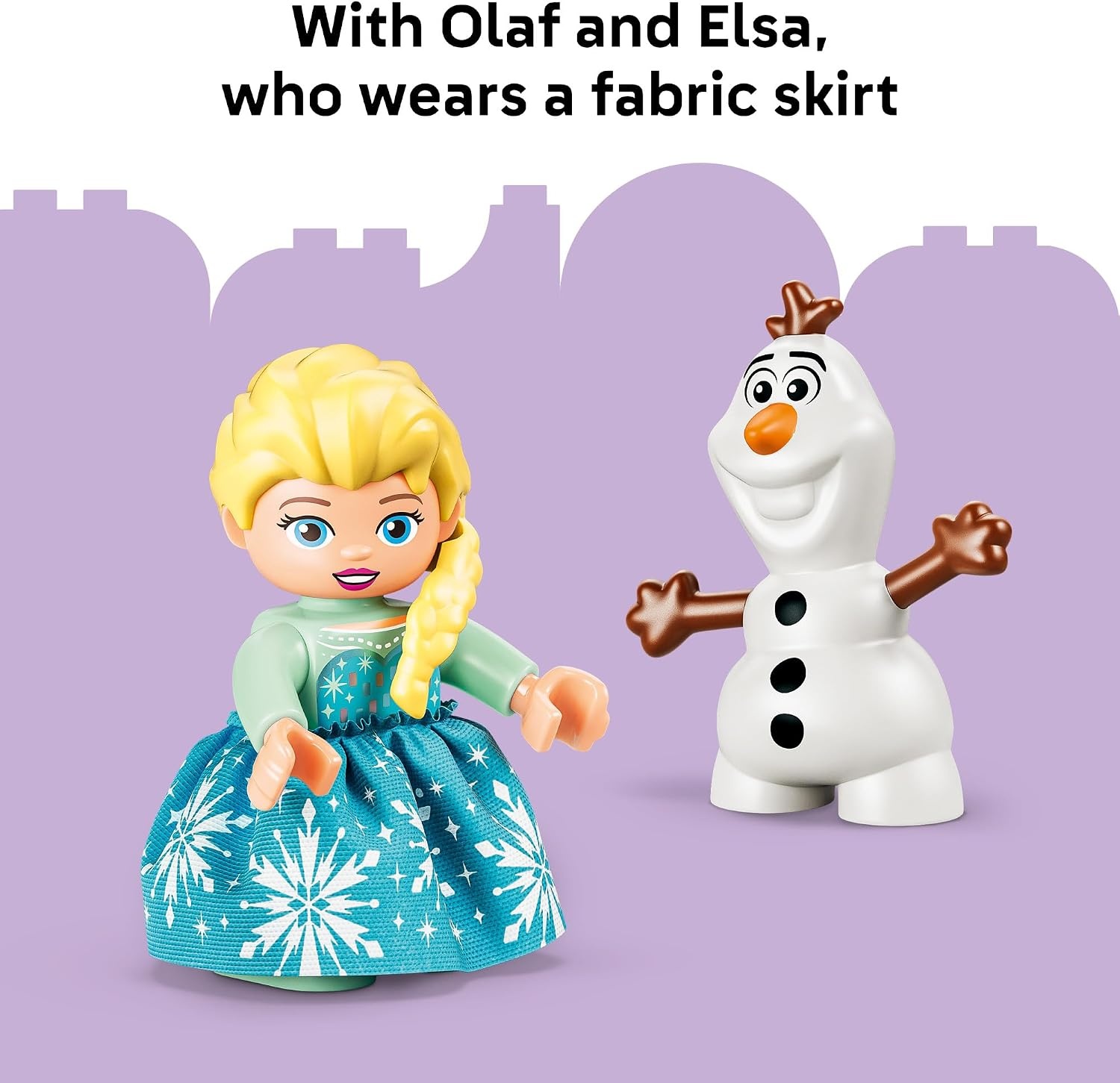 image:imageLEGO DUPLO Disney Frozen Creative Box with Elsa and Olaf 10462 Building Toys for Toddlers Ages 2 Sturdy Build for Pretend Play Develops Fine Motor Skills 37 pieces Gift for Birthdays