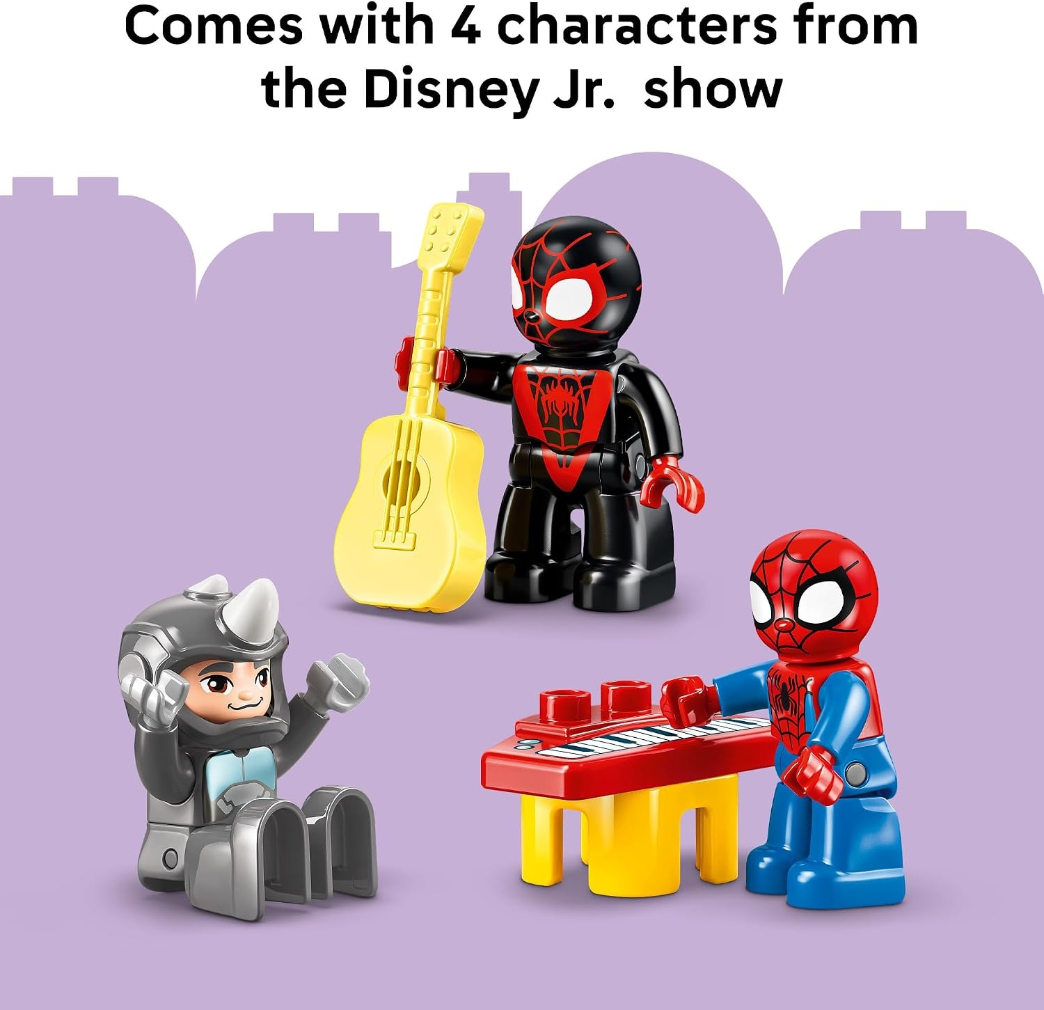 image:imageLEGO DUPLO Marvel Team Spidey Webquarters 10464 Building Toys for Toddlers Ages 2 Sturdy Build for Pretend Play Develops Fine Motor Skills 65 pieces Gift for Birthdays