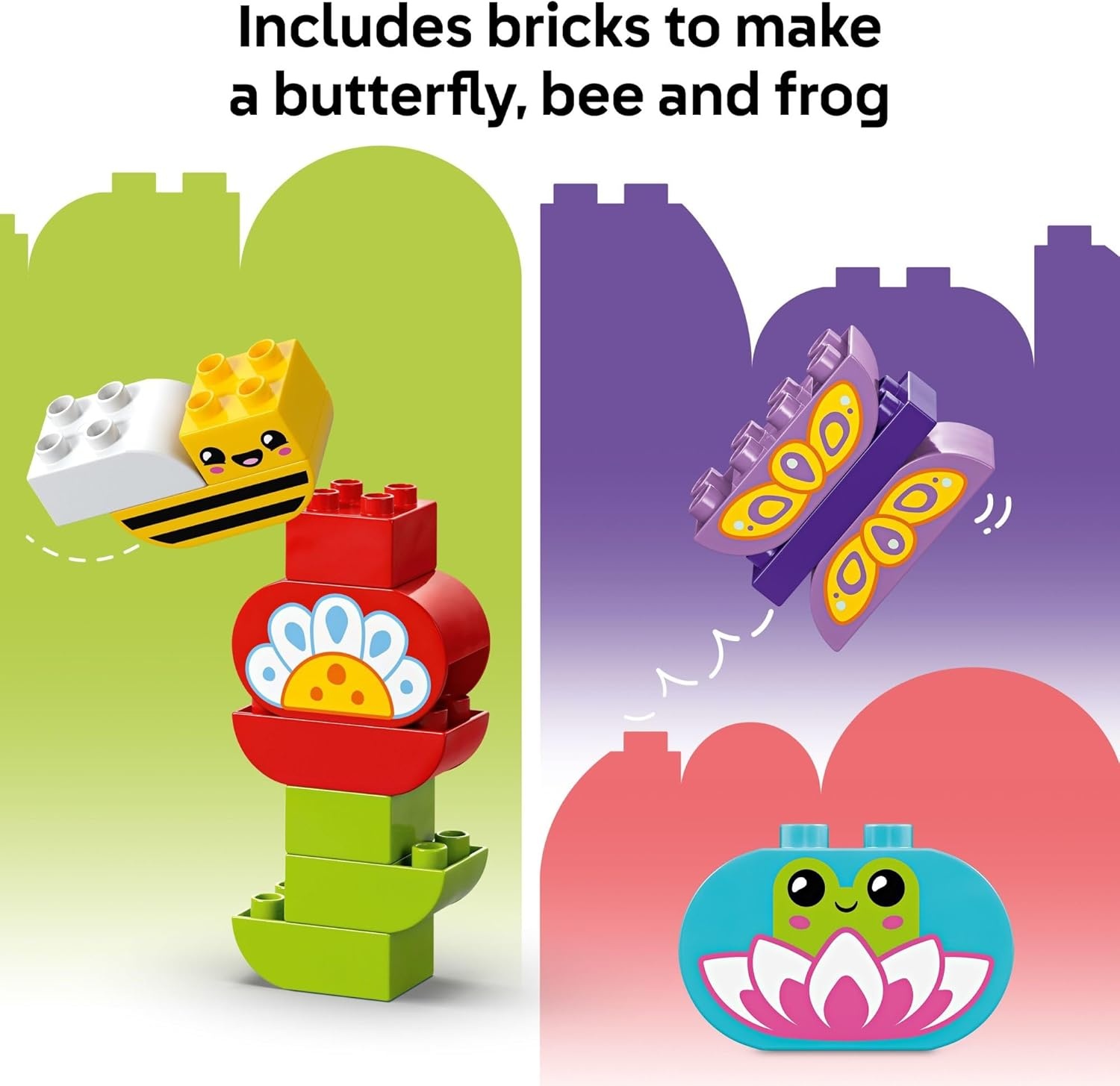 image:imageLEGO DUPLO My First Balancing amp Stacking Tree Building Toy Playset Gift for Easter for Toddlers Learning amp Educational Toy for Boys and Girls Ages 15 10440Flower Garden