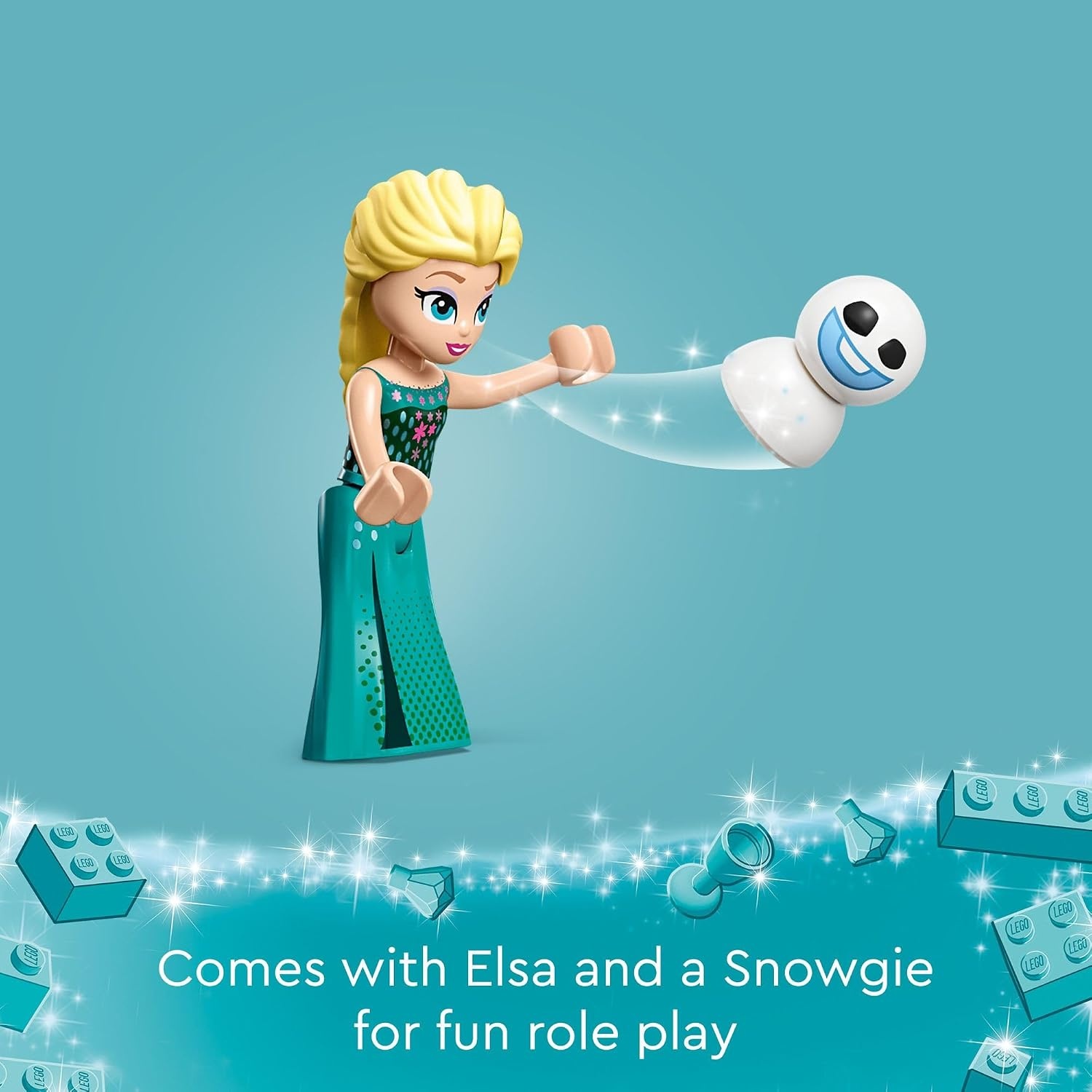 image:imageLEGO Disney Frozen Elsas Frozen Treats Building Set Includes Elsa MiniDoll and a Snowgie Figure Elsa Toy Makes a Fun Gift for Girls and Boys who Love Frozen Toys Disney Princess Doll 43234