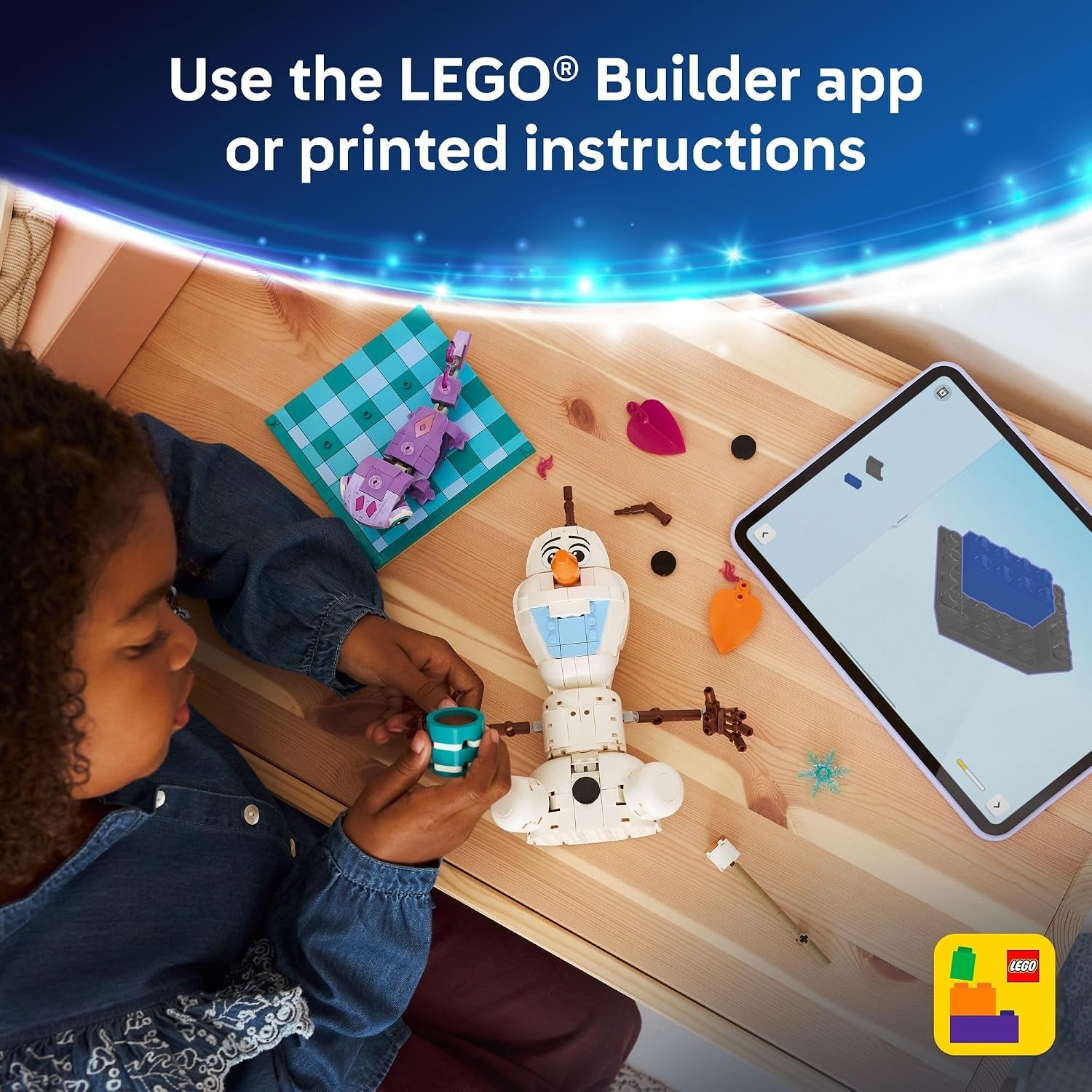 image:imageLEGO Disney Frozen Olaf and Brunis Picnic Fun Building Toy Frozen Toys for Girls amp Boys Ages 7 Disney Gifts for Kids amp Fans 43287