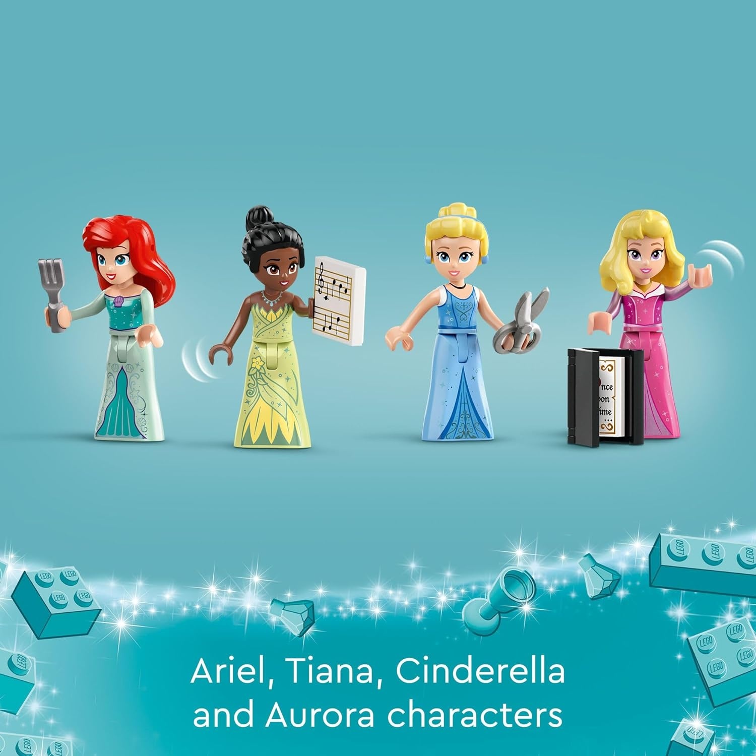 image:imageLEGO Disney Princess Market Adventure Building Toy Set Pretend Play Disney Toy Figures amp Playsets for Girls amp Boys Ages 6 Gifts for Kids Birthdays Events 43246