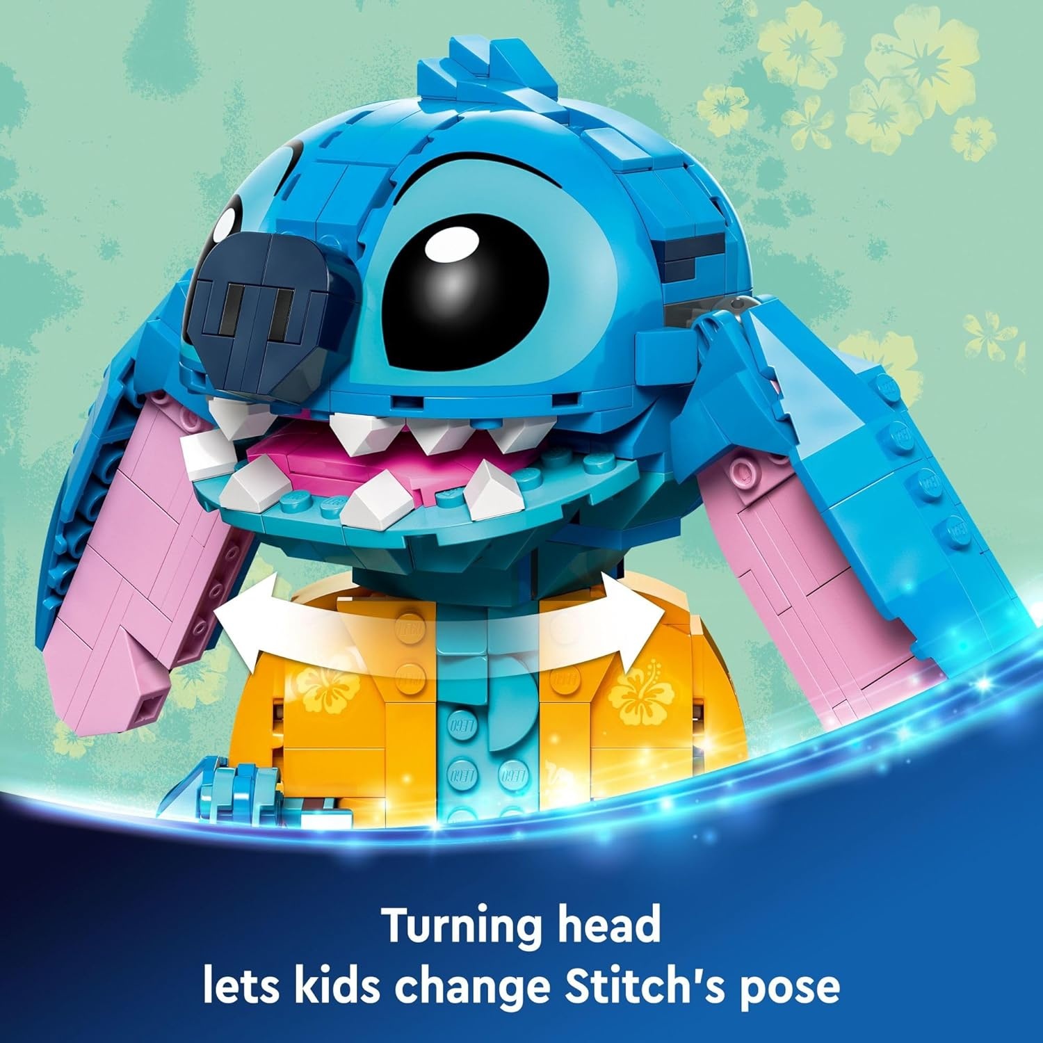 image:imageLEGO Disney Stitch Toy Building Kit Disney Toy for 9 Year Old Kids Buildable Figure with Ice Cream Cone Fun Gift for Girls Boys and Lovers of The Hit Movie Lilo and Stitch 43249