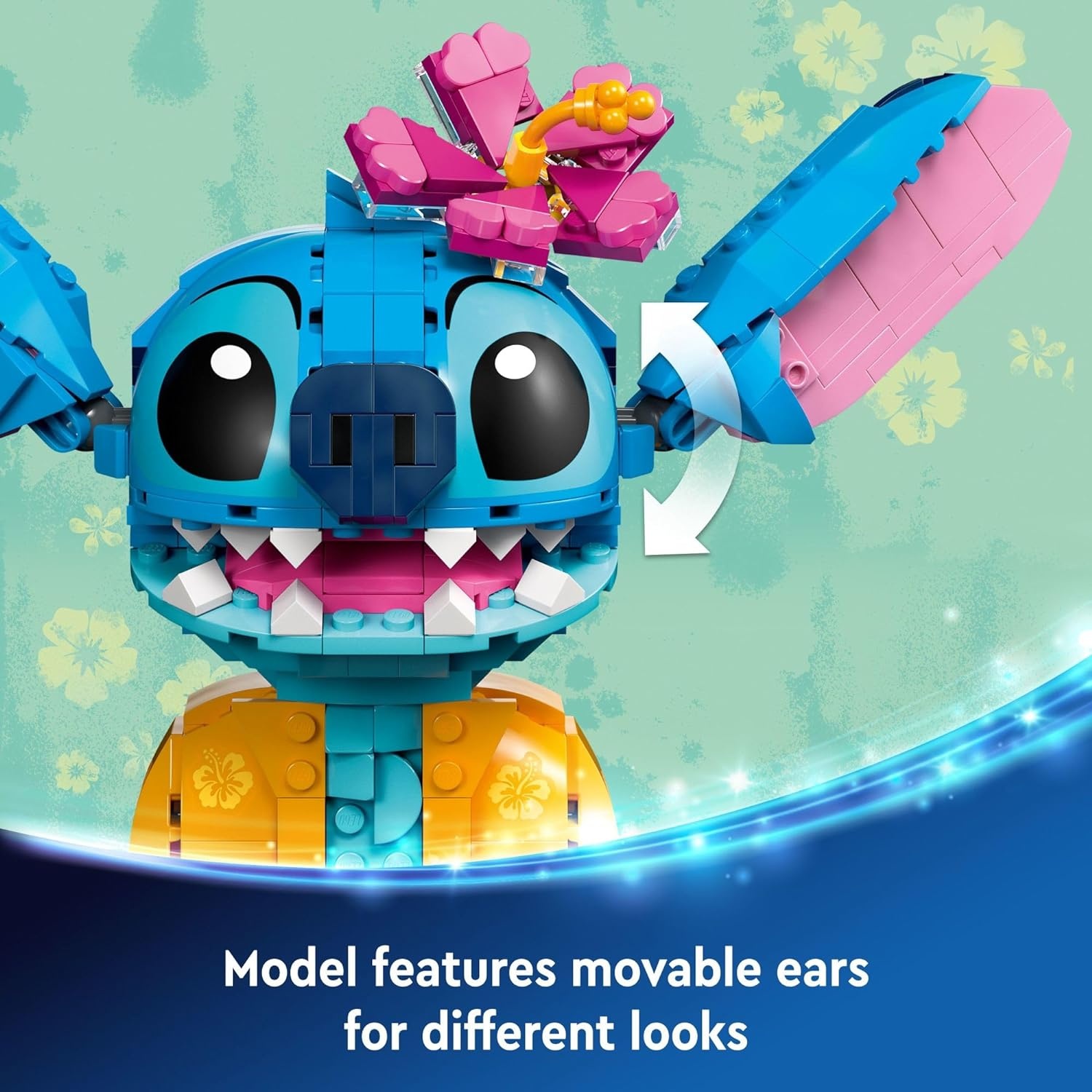 image:imageLEGO Disney Stitch Toy Building Kit Disney Toy for 9 Year Old Kids Buildable Figure with Ice Cream Cone Fun Gift for Girls Boys and Lovers of The Hit Movie Lilo and Stitch 43249