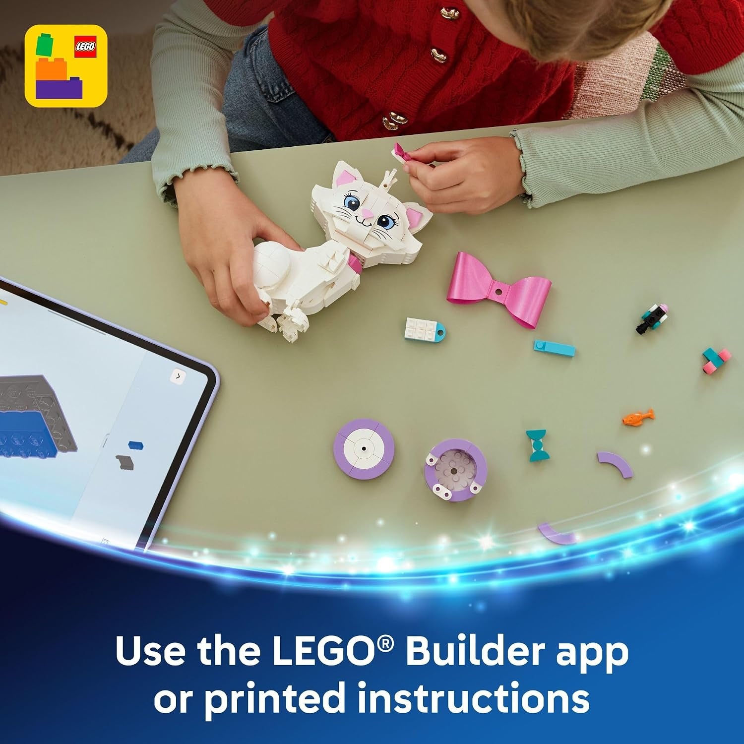 image:imageLEGO Disney The Aristocats Adorable Marie Toy Building Set Bedroom or Desk Decor for Girls amp Boys Ages 7 Disney Gifts for Birthdays 43286