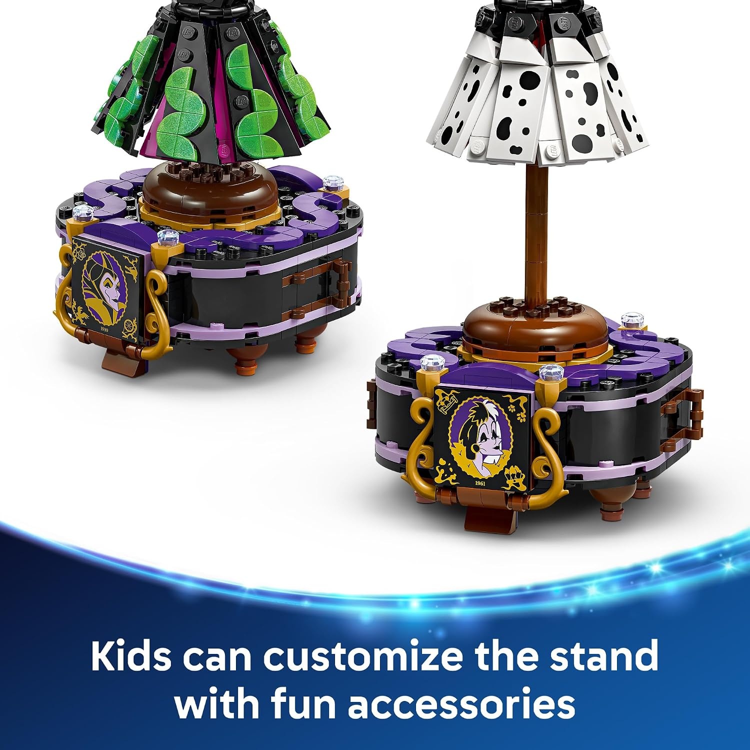 image:imageLEGO Disney Villains Maleficents and Cruella De Vils Dresses Kids Toy Fashion Building Toy for Girls and Boys Ages 9 Gift Idea for Birthdays Holidays amp Disney Fans 43262