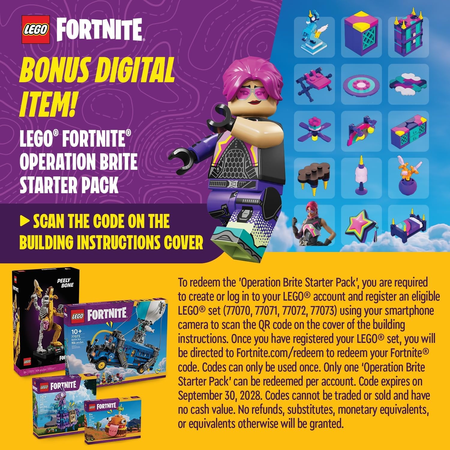 image:imageLEGO Fortnite Battle Bus Building Toy Collectible Fortnite Toy for Kids Boys amp Girls Ages 10 Pretend Play Set with 9 Minifigures from Video Game Gift for Birthdays 77073