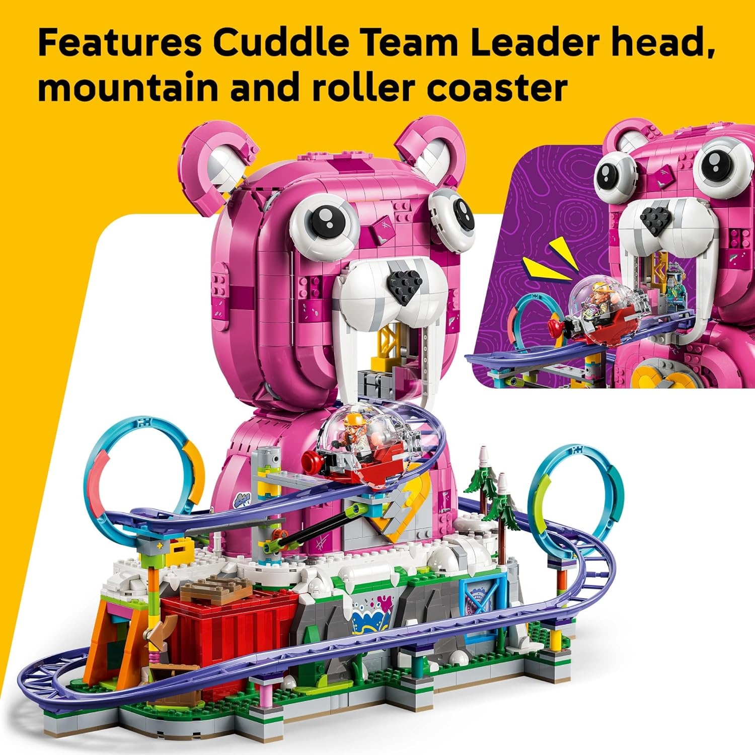 image:imageLEGO Fortnite Rave Cave Building Toy for Boys amp Girls Ages 12 Fortnite Toy for Kids Includes 6 Minifigures Roller Coaster Set Gift for Birthdays 77082