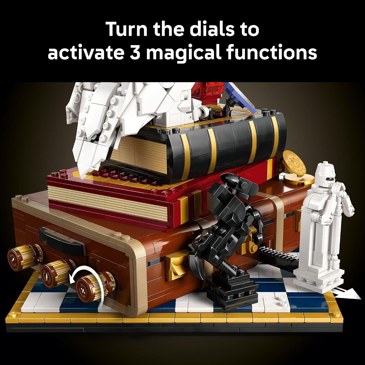 image:imageLEGO Harry Potter Sorcerers Stone Collectors Edition Building Set for Adults DIY Craft Kit for Women amp Men Ages 18 Buildable Hedwig amp 3 Minifigures Gift Idea for Birthdays 76466