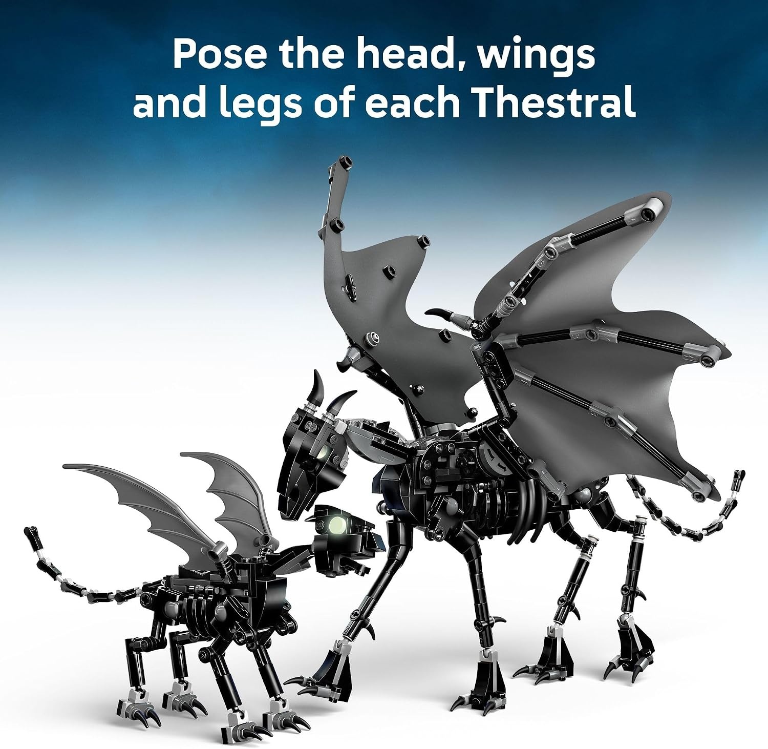 image:imageLEGO Harry Potter Thestral Family Building Toy Pretend Play for Kids Boys and Girls Ages 10 Collectible Harry Potter Poseable Action Figures Gift Idea for Birthdays 76458