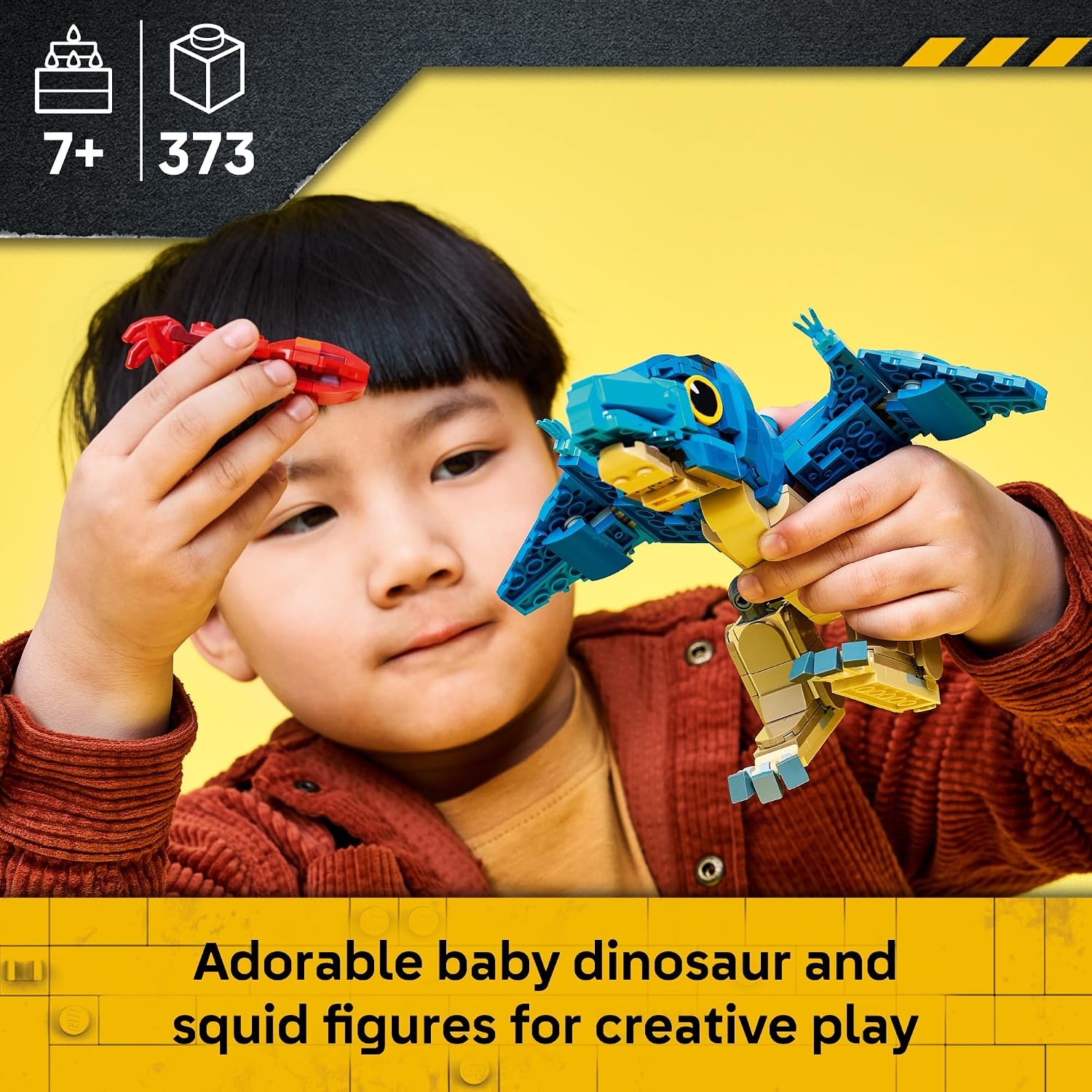 image:imageLEGO Jurassic World Baby Dinosaur Pteranodon 77977 Building Toy for Boys amp Girls Ages 7 Dinosaur Toy for Kids Pretend Play Easy Build 373 pieces Gift for Birthdays