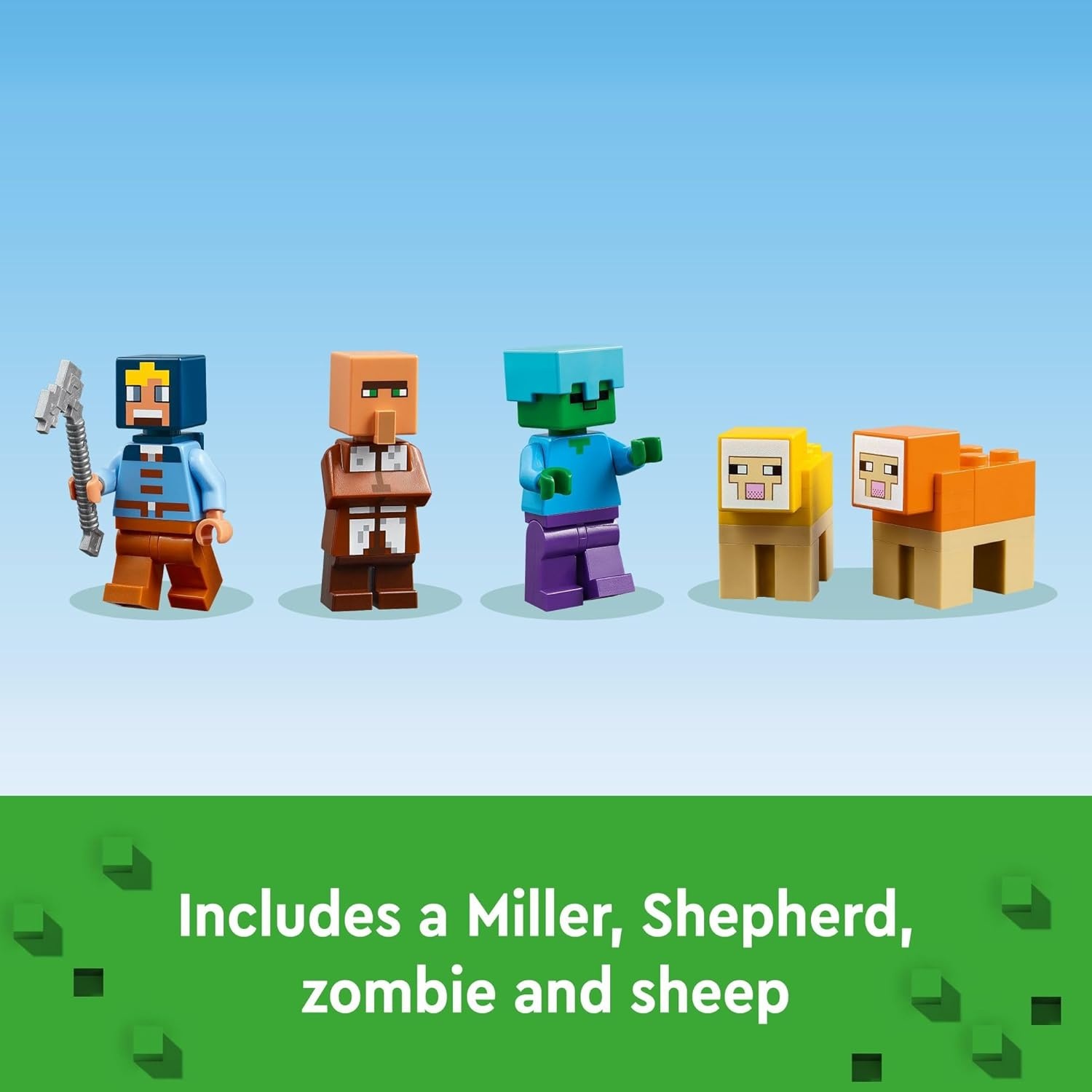 image:imageLEGO Minecraft The Windmill Farm Building Toys Minecraft Toys for Kids Boys amp Girls Ages 8 3 Minifigures Included Birthday Gift for Fans of Videogame 21262