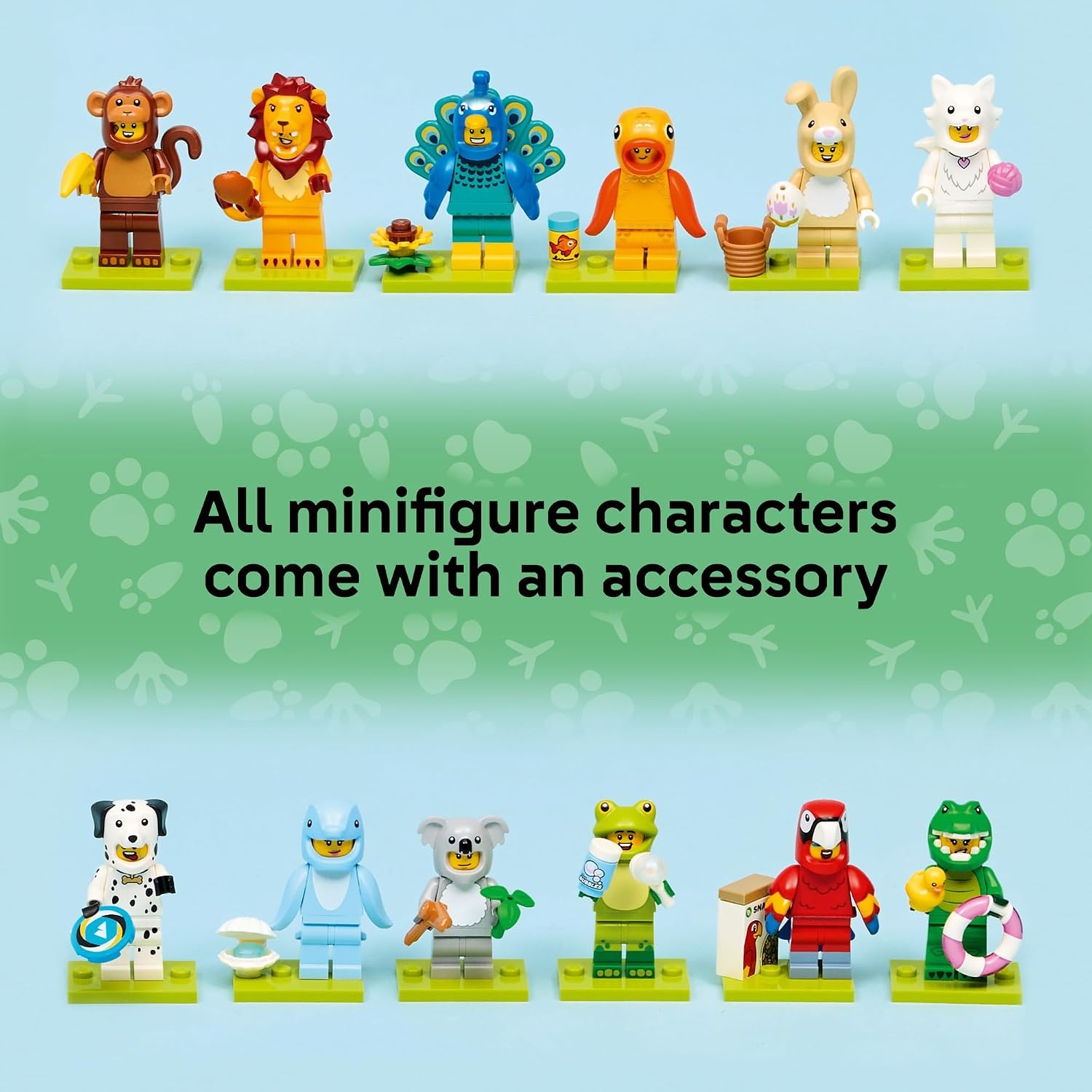 image:imageLEGO Minifigures Animal Series 28 6 Pack Kids Toys in Sealed Mystery Boxes Animal Themed Figures to Collect Birthday Party Favors amp Gift Idea for Boys amp Girls Ages 5 66813