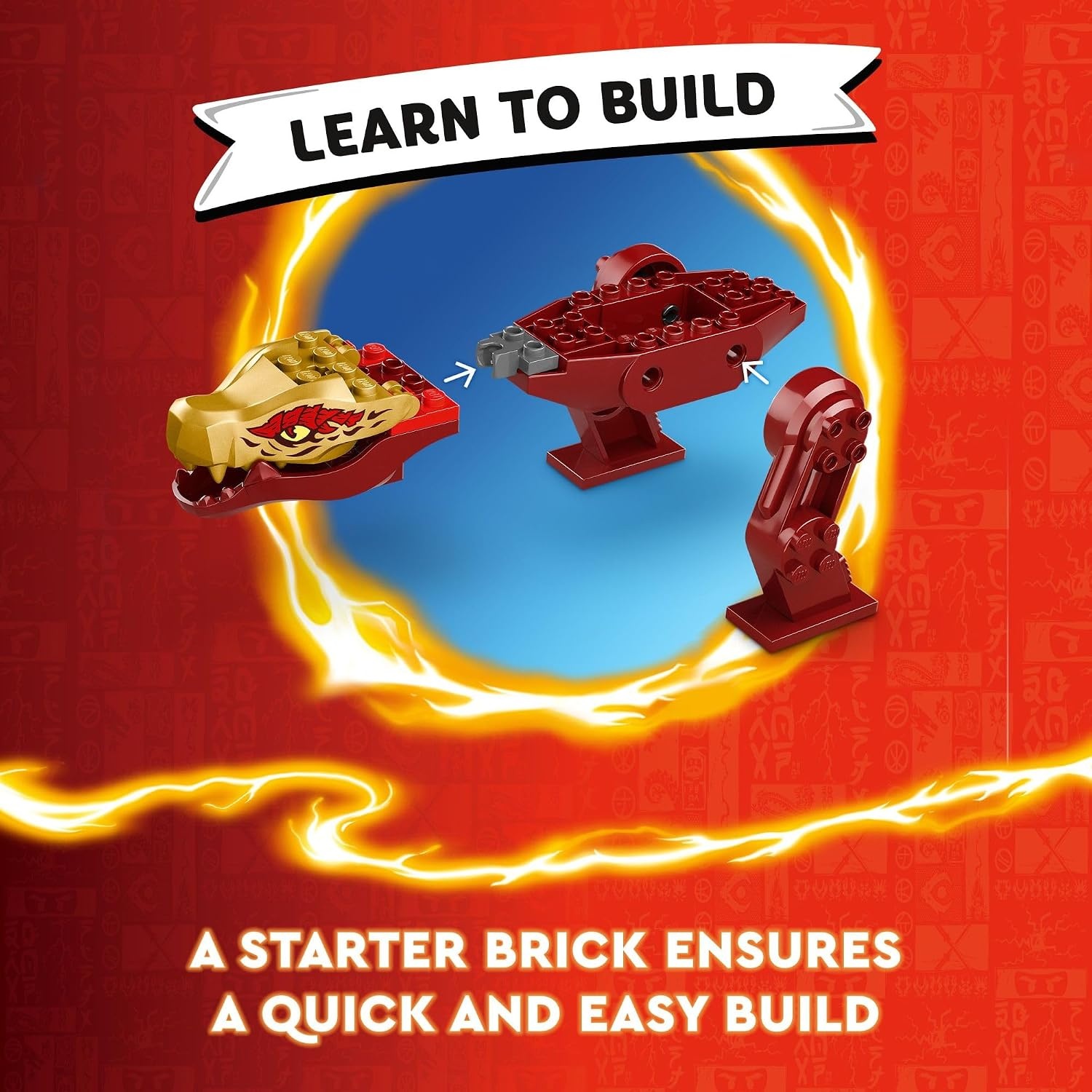 image:imageLEGO NINJAGO Kais Source Dragon Battle Adventure Playset with Buildable Model and 4 Posable Ninja Action Figures Toddler Ninja Toy Ninja Gift Idea for Kids Boys and Girls Ages 4 and Up 71815