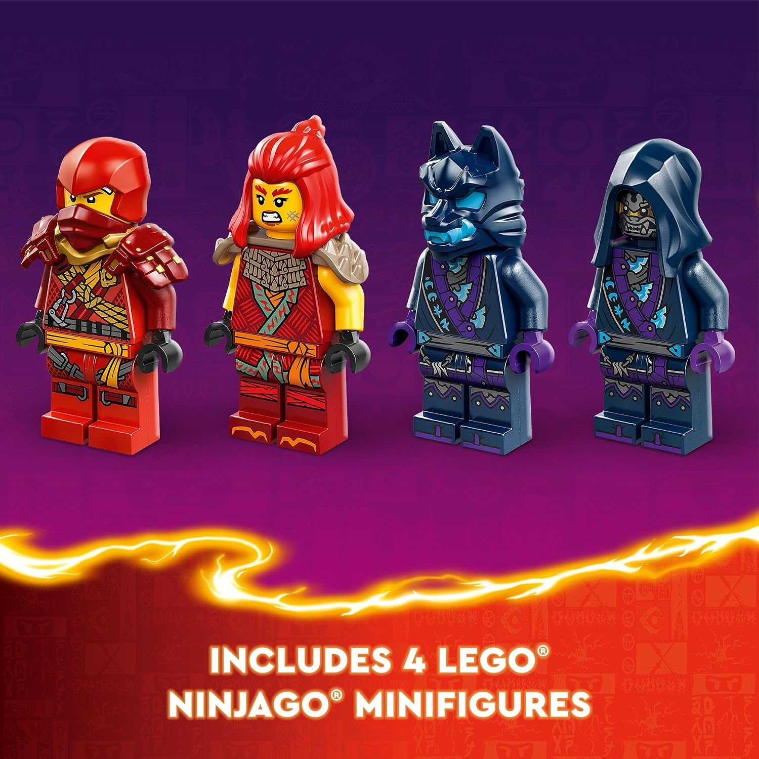 image:imageLEGO NINJAGO Kais Source Dragon Battle Adventure Playset with Buildable Model and 4 Posable Ninja Action Figures Toddler Ninja Toy Ninja Gift Idea for Kids Boys and Girls Ages 4 and Up 71815