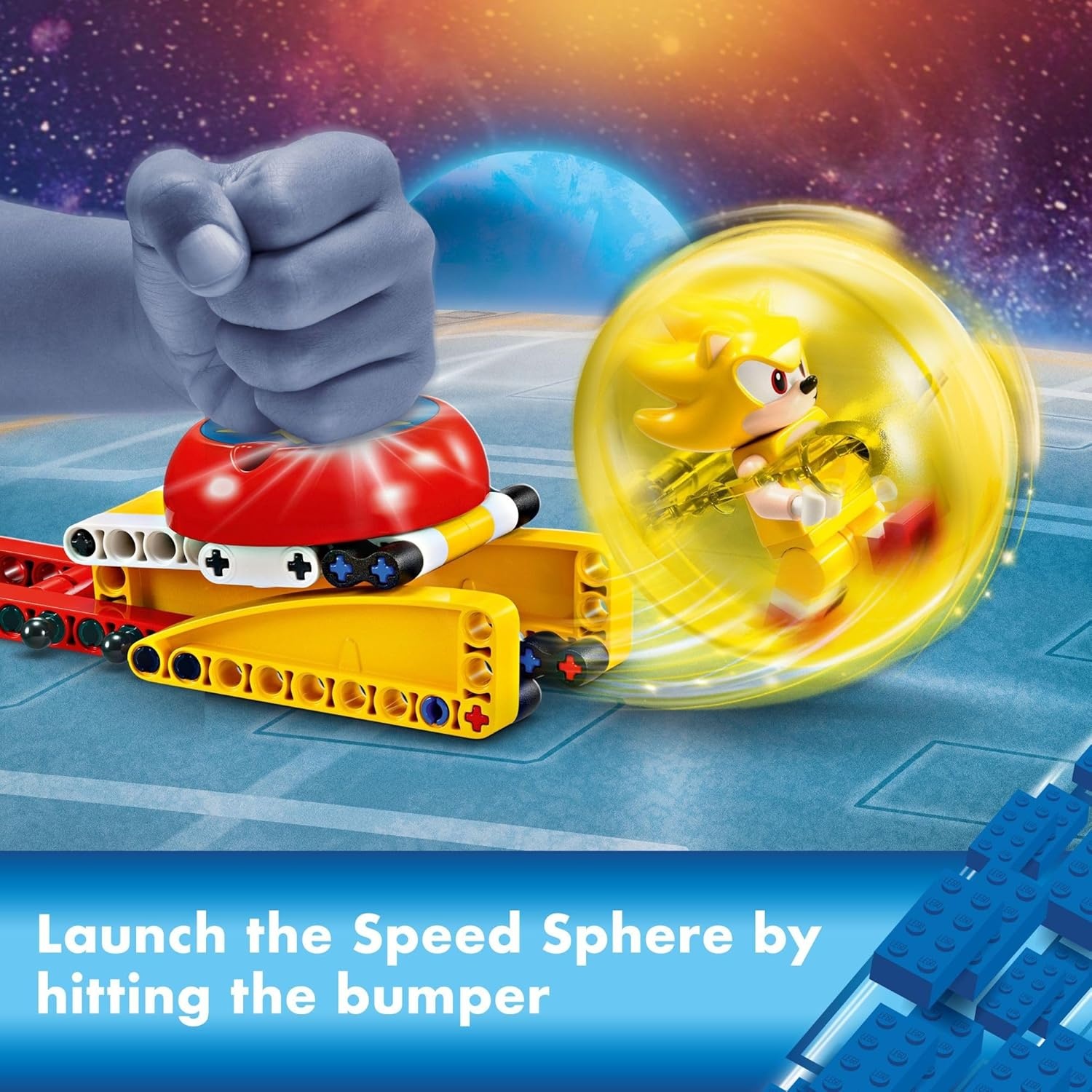 image:imageLEGO Sonic The Hedgehog Super Sonic vs Egg Drillster Gaming Toy with Shadow and Dr Eggman Toy Building Set for Boys and Girls Ages 8 and Up 76999