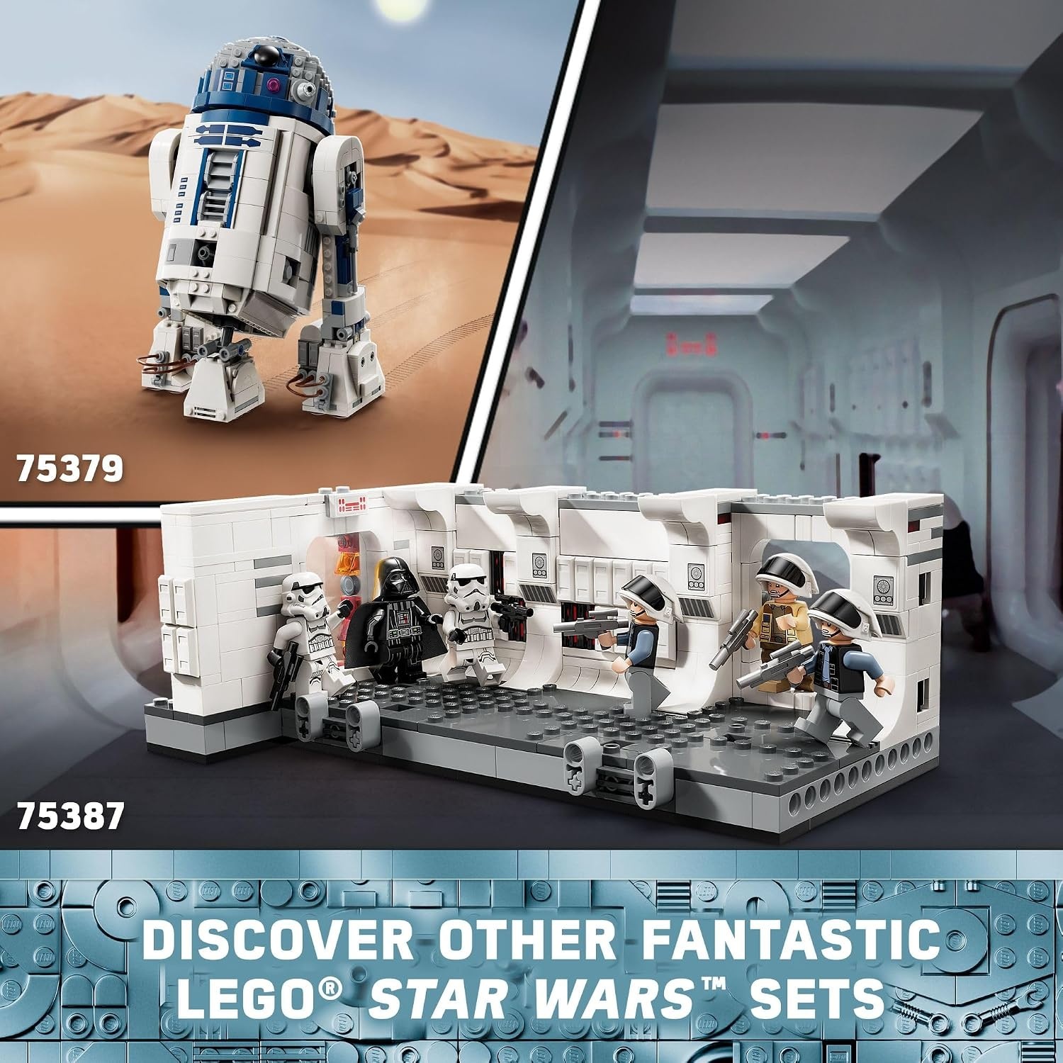 image:imageLEGO Star Wars A New Hope Boarding The Tantive IV Fantasy Toy Collectible Star Wars Toy with Exclusive 25th Anniversary Minifigure Clone Trooper Fives Gift Idea for Kids Ages 8 and Up 75387