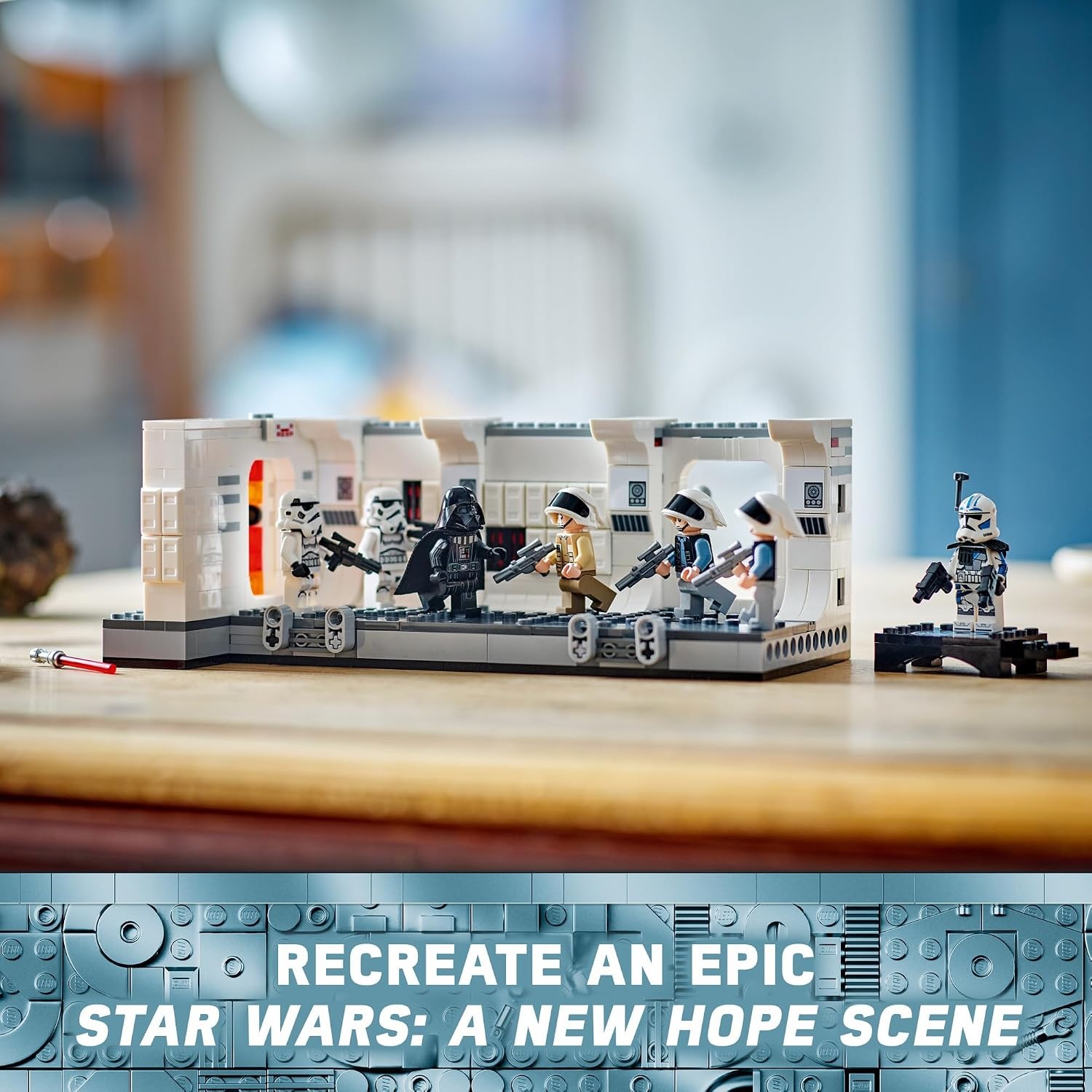 image:imageLEGO Star Wars A New Hope Boarding The Tantive IV Fantasy Toy Collectible Star Wars Toy with Exclusive 25th Anniversary Minifigure Clone Trooper Fives Gift Idea for Kids Ages 8 and Up 75387