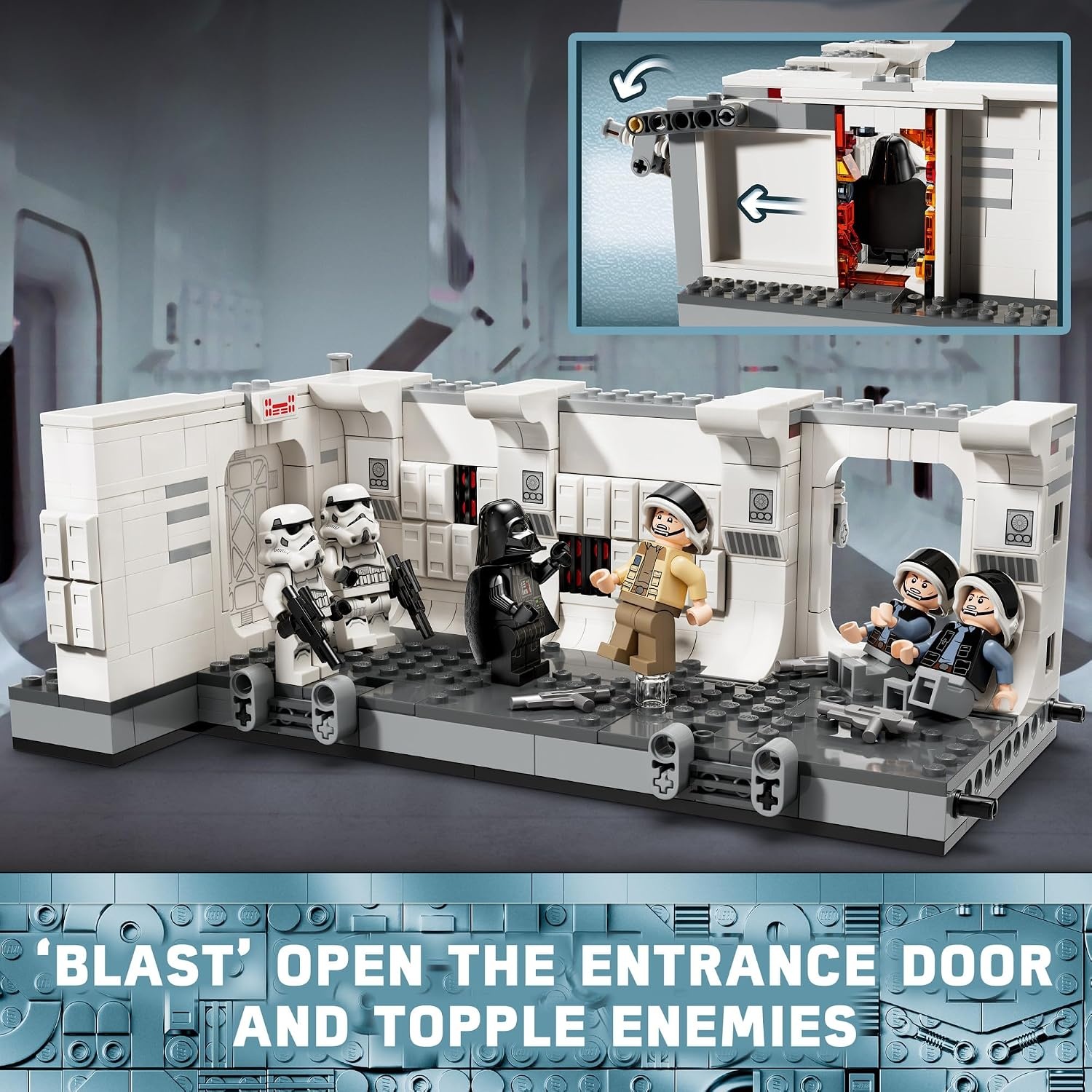 image:imageLEGO Star Wars A New Hope Boarding The Tantive IV Fantasy Toy Collectible Star Wars Toy with Exclusive 25th Anniversary Minifigure Clone Trooper Fives Gift Idea for Kids Ages 8 and Up 75387