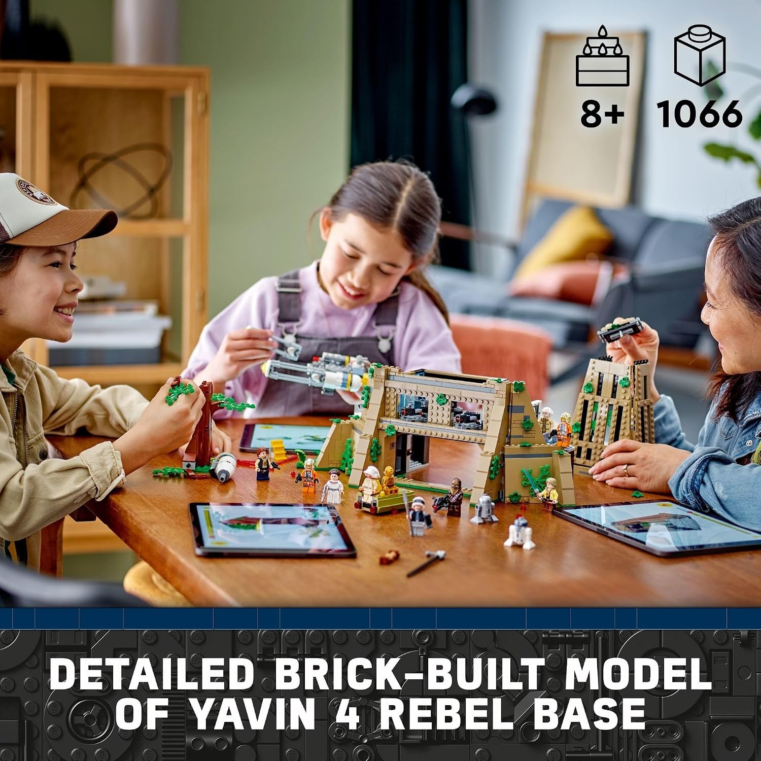 image:imageLEGO Star Wars A New Hope Yavin 4 Rebel Base Star Wars Playset with a Command Room Medal Ceremony Stage YWing Starfighter 12 Star Wars Figures and More Fun Gift for Kids Ages 8 and Up 75365