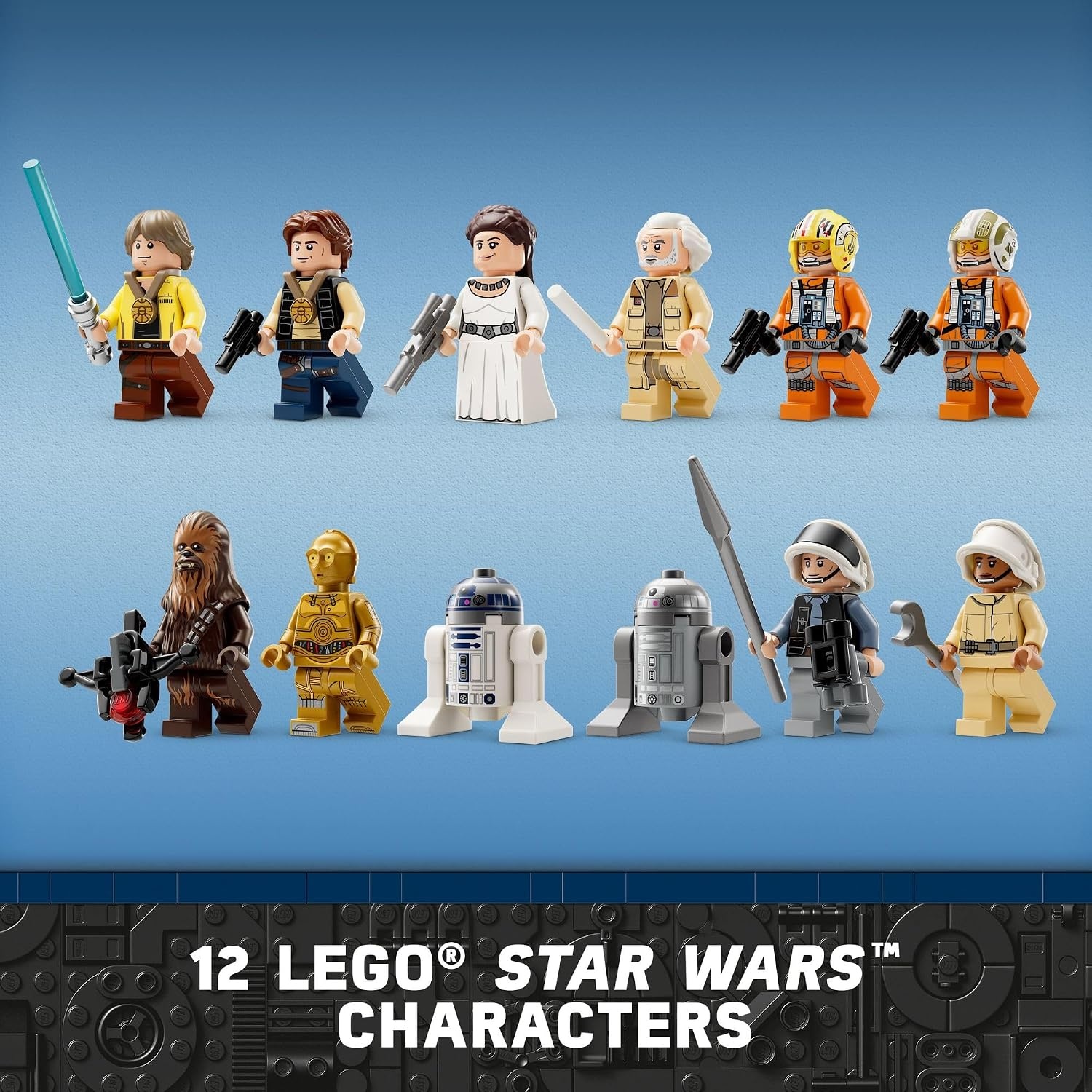 image:imageLEGO Star Wars A New Hope Yavin 4 Rebel Base Star Wars Playset with a Command Room Medal Ceremony Stage YWing Starfighter 12 Star Wars Figures and More Fun Gift for Kids Ages 8 and Up 75365
