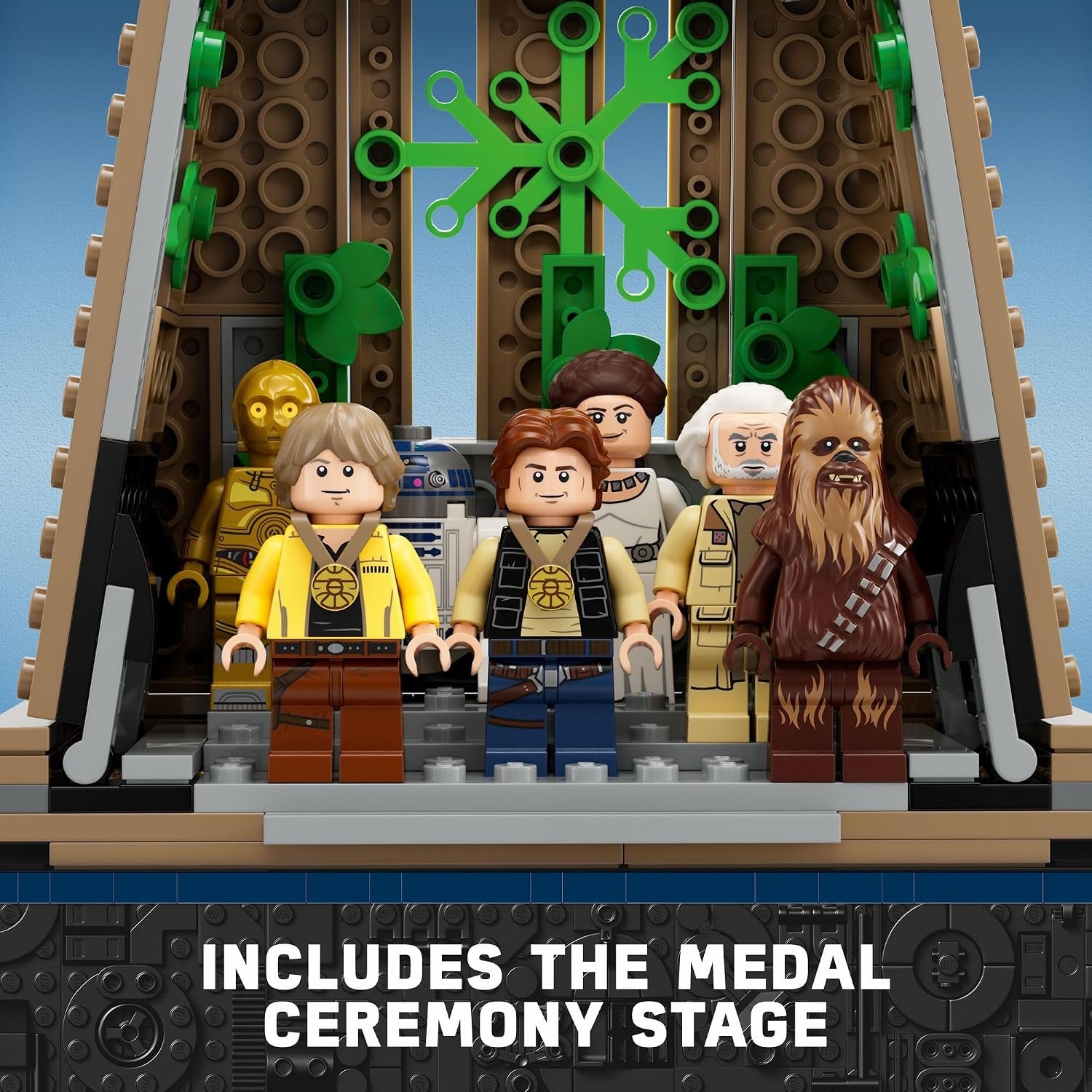 image:imageLEGO Star Wars A New Hope Yavin 4 Rebel Base Star Wars Playset with a Command Room Medal Ceremony Stage YWing Starfighter 12 Star Wars Figures and More Fun Gift for Kids Ages 8 and Up 75365