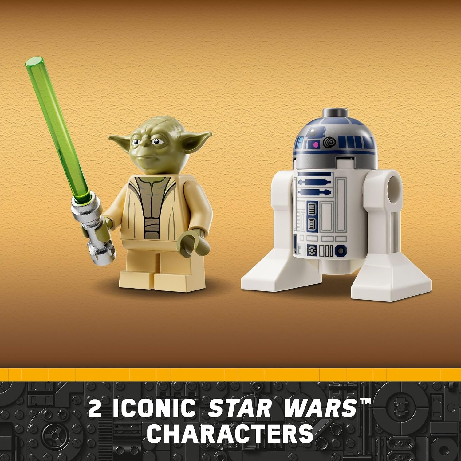 image:imageLEGO Star Wars The Clone Wars Yodas Jedi Starfighter 75360 Star Wars Collectible for Kids Featuring Master Yoda Figure with Lightsaber Toy Birthday Gift for 8 Year Olds or any Fan of The Clone Wars
