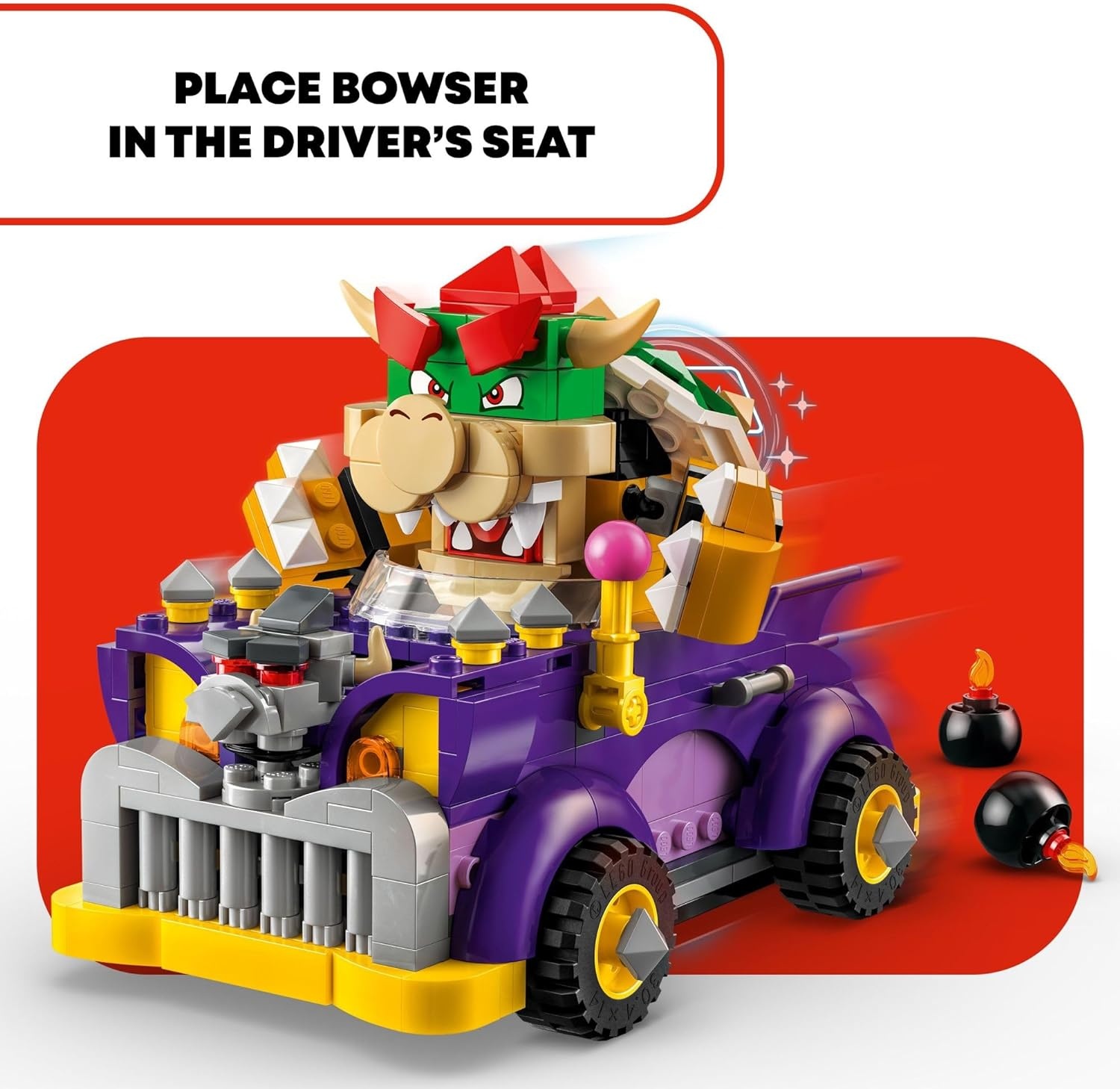 image:imageLEGO Super Mario Bowsers Muscle Car Expansion Set Building Toy Collectible Bowser Toy for Boys amp Girls Ages 8 Years Gifts for Christmas 71431