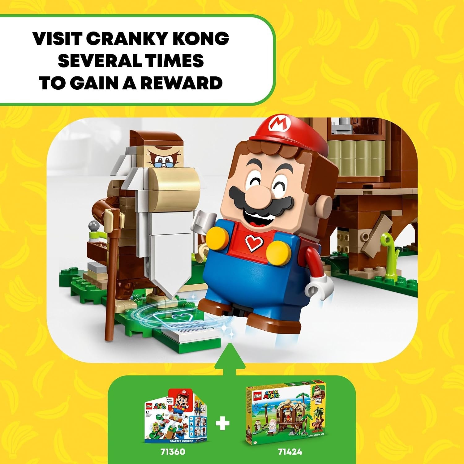 image:imageLEGO Super Mario Donkey Kongs Tree House Expansion Set Building Toys for Boys amp Girls Ages 8 Years Pretend Play Toy Figures amp Playsets Gifts for Kids 71424