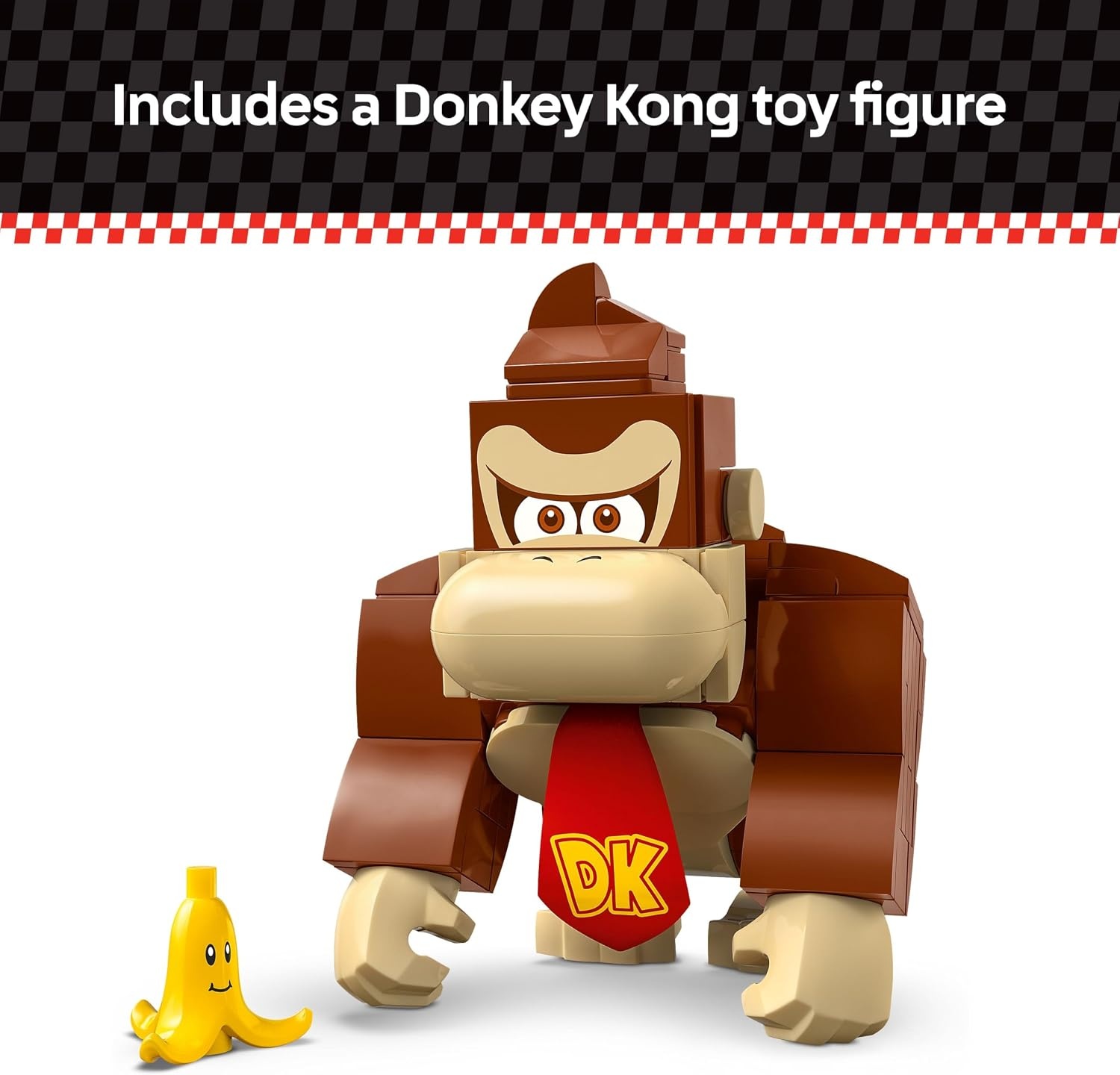 image:imageLEGO Super Mario Mario Kart Donkey Kong amp DK Jumbo Collectible Toy Building Set for Kids Boys and Girls Ages 8 Nintendo Donkey Kong Toy for Fans Gift Idea 72033