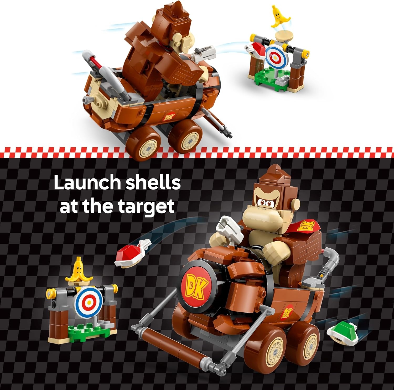image:imageLEGO Super Mario Mario Kart Donkey Kong amp DK Jumbo Collectible Toy Building Set for Kids Boys and Girls Ages 8 Nintendo Donkey Kong Toy for Fans Gift Idea 72033