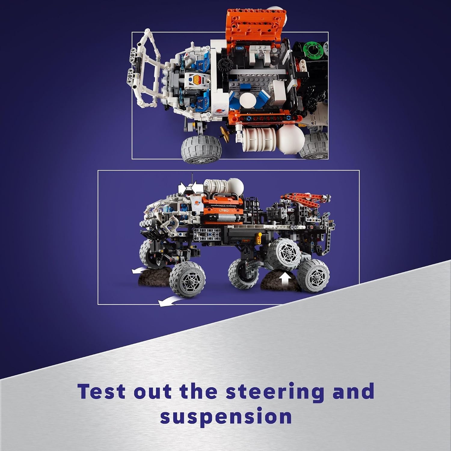 image:imageLEGO Technic Mars Crew Exploration Rover Building Toy Build amp Display for Room Decor Gift for Christmas Set for Boys amp Girls Ages 11 Years 42180