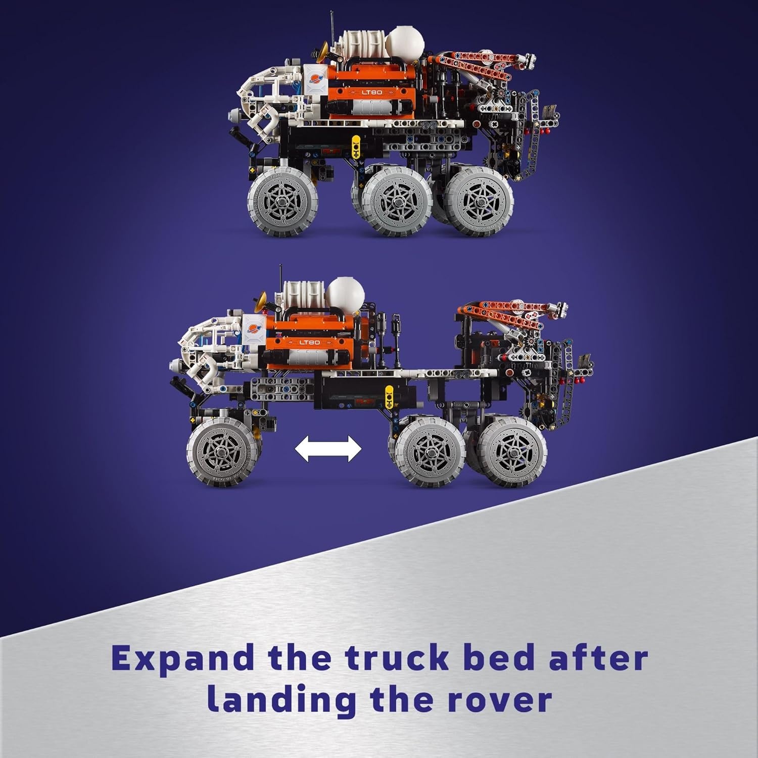 image:imageLEGO Technic Mars Crew Exploration Rover Building Toy Build amp Display for Room Decor Gift for Christmas Set for Boys amp Girls Ages 11 Years 42180
