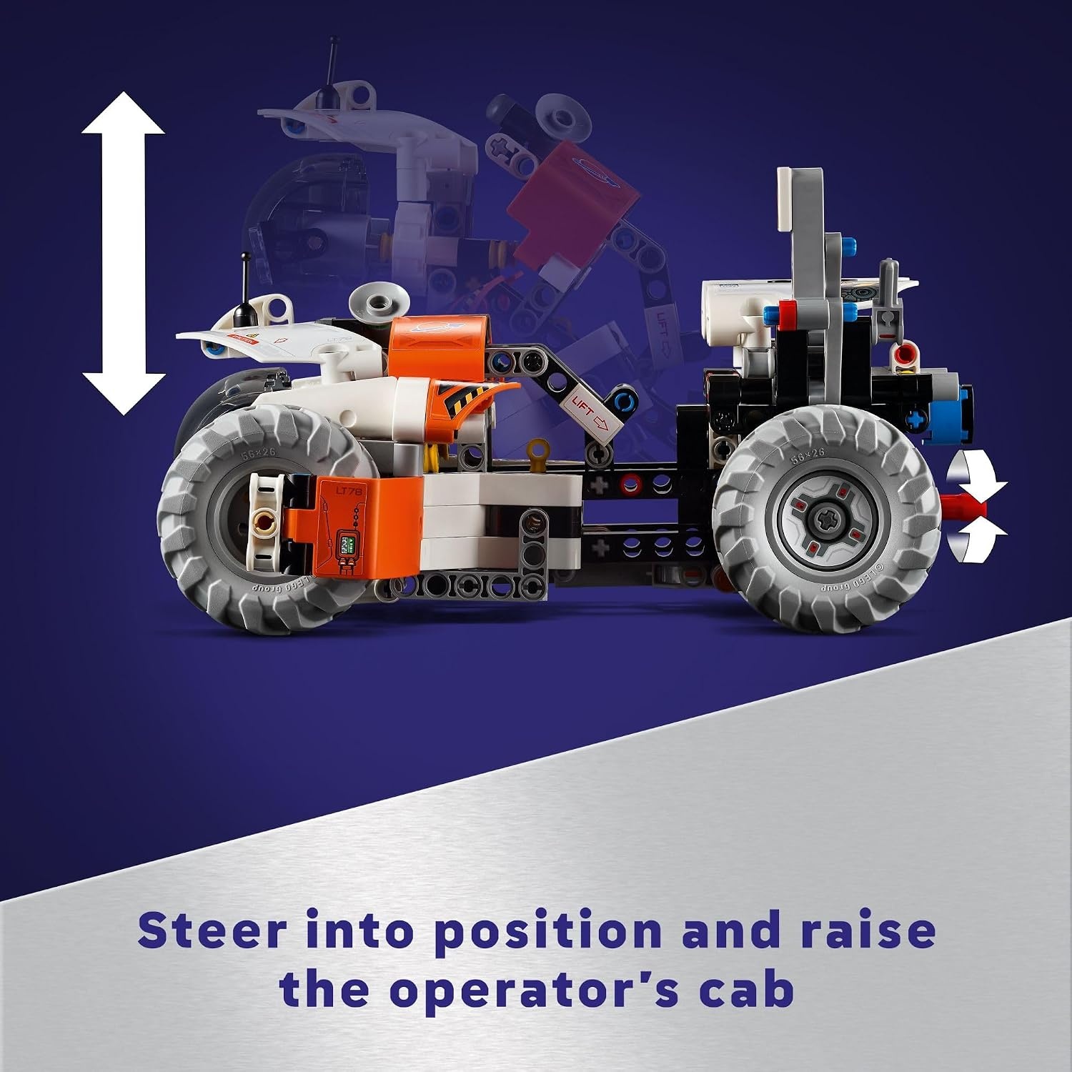 image:imageLEGO Technic Surface Space Loader LT78 Building Set Space Toy for Adventure Construction Exploration and Building Gift for Imaginative Play Birthday Gift for 8 Year Old Boys amp Girls 42178