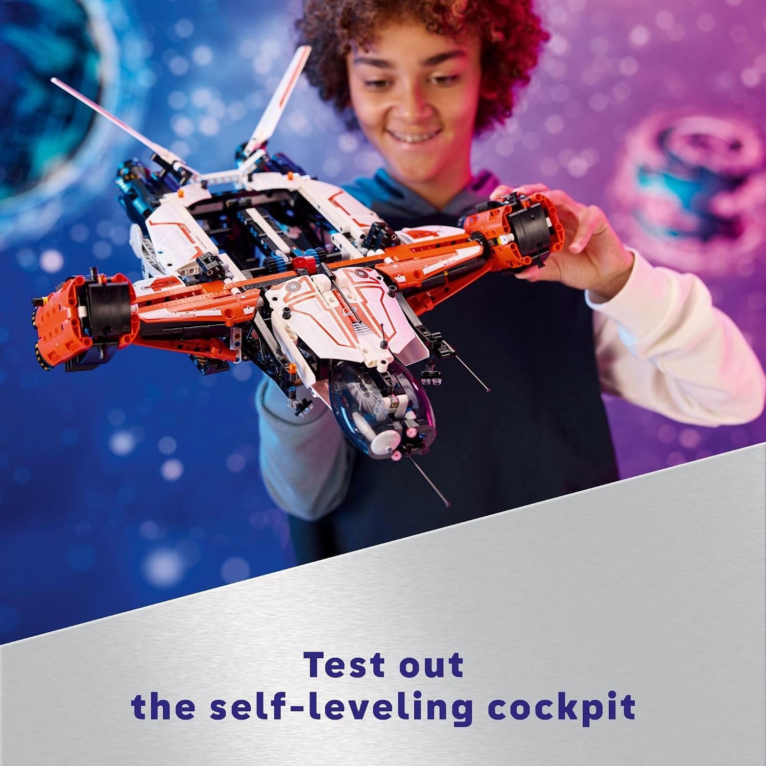 image:imageLEGO Technic VTOL Heavy Cargo Spaceship LT81 Space Gift Idea for Kids Space Theme Toy Vehicle Building Playset for Imaginative Play Spaceship Toy for 10 Year Olds 42181