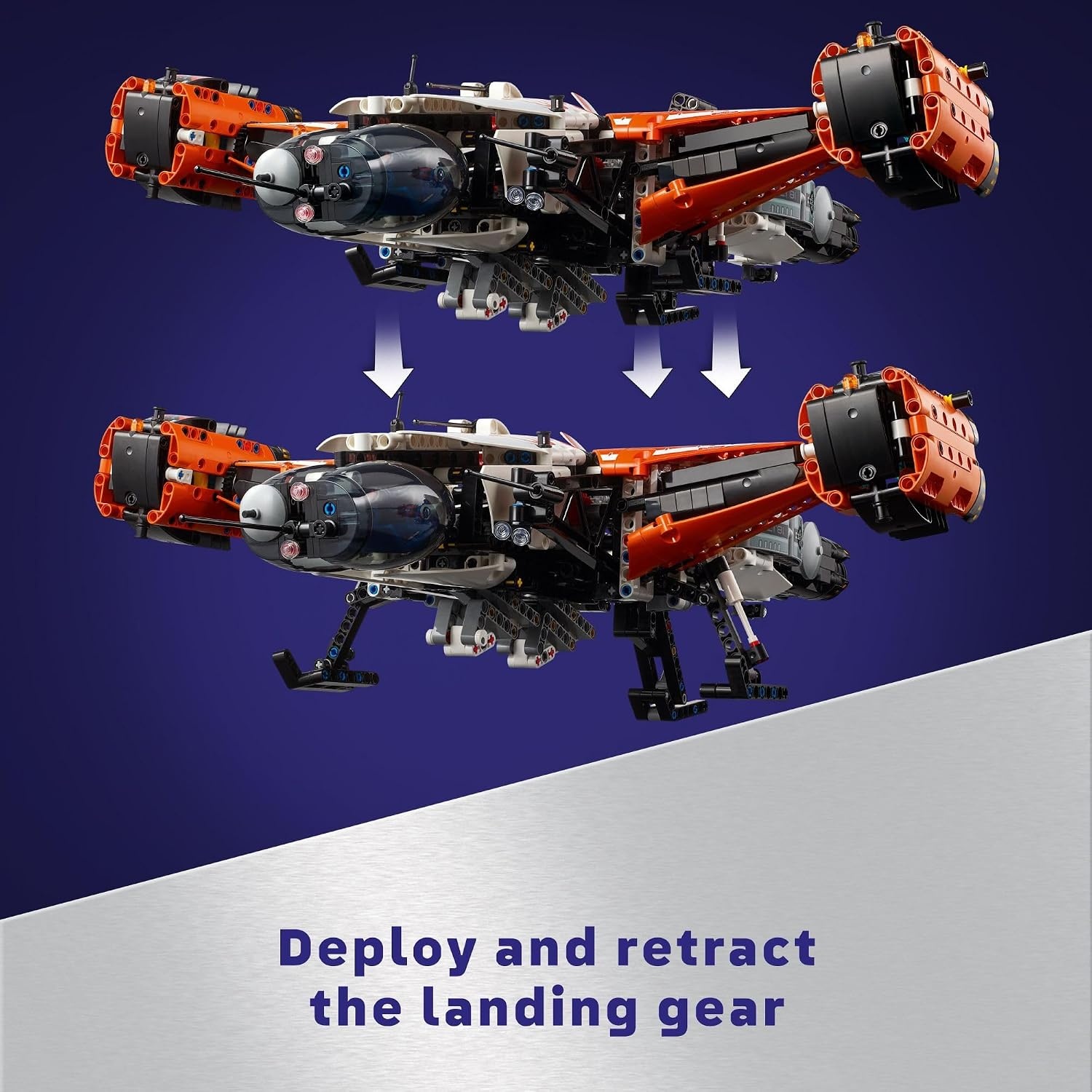 image:imageLEGO Technic VTOL Heavy Cargo Spaceship LT81 Space Gift Idea for Kids Space Theme Toy Vehicle Building Playset for Imaginative Play Spaceship Toy for 10 Year Olds 42181