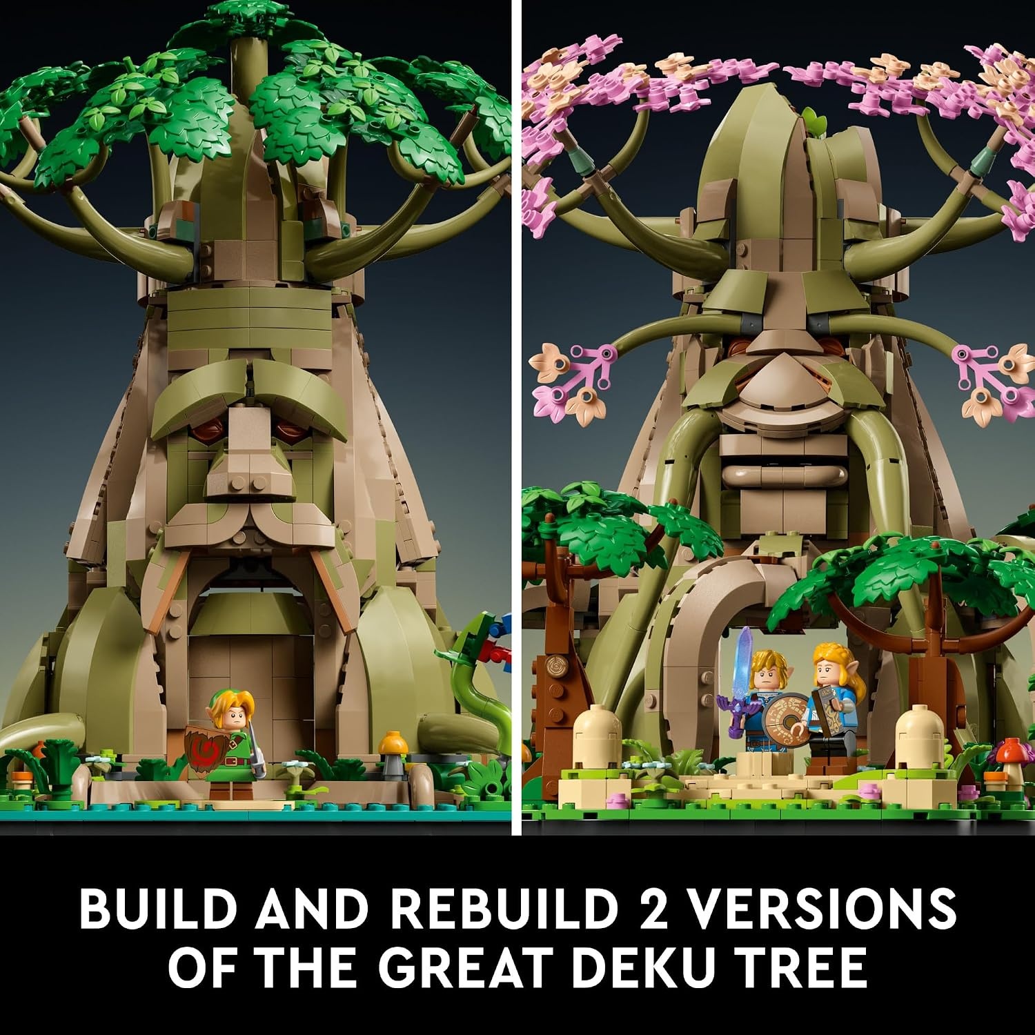 image:imageLEGO The Legend of Zelda Great Deku Tree 2in1 Model Building Set for Adults Ages 18 Collectible Zelda Kit for Home Decor Office or Bedroom Gift Idea for Fans of Video Game 77092