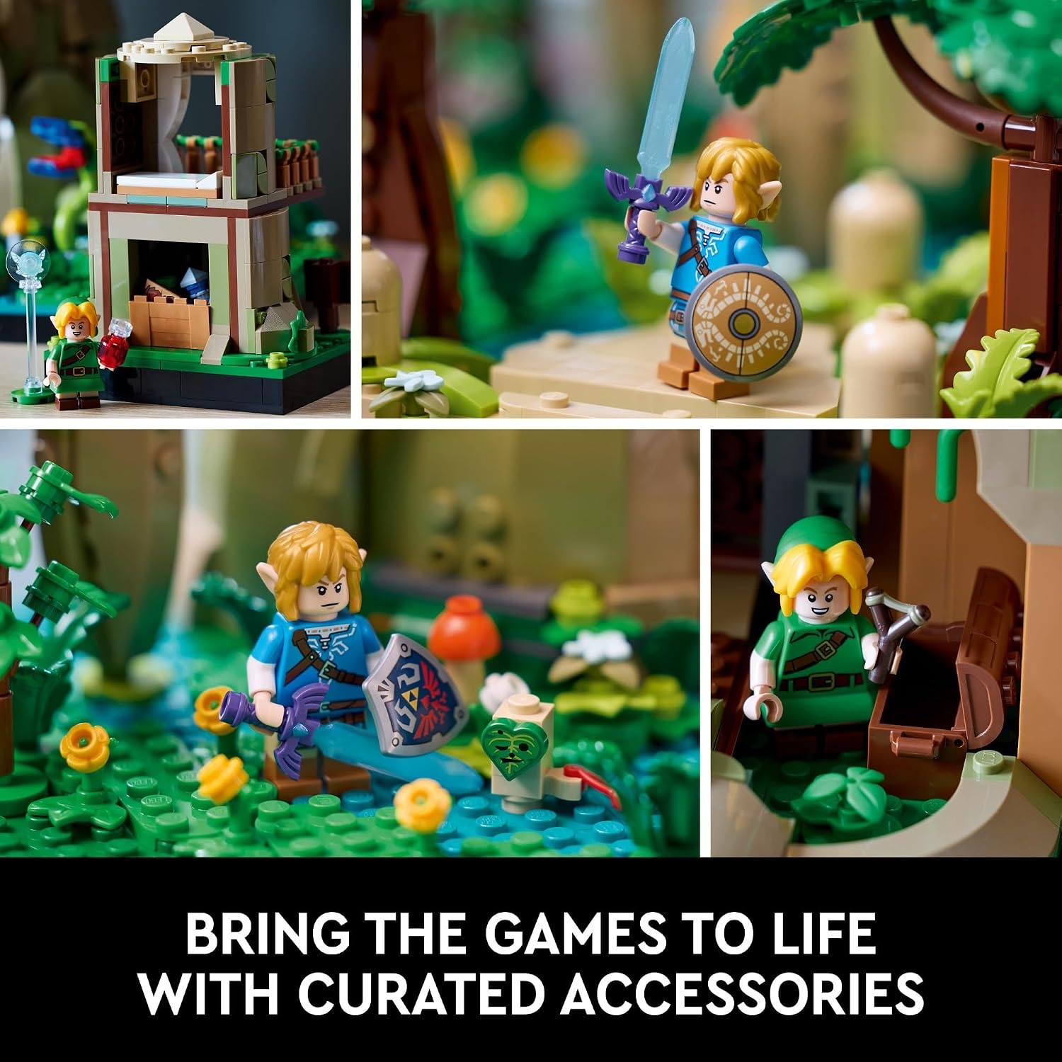 image:imageLEGO The Legend of Zelda Great Deku Tree 2in1 Model Building Set for Adults Ages 18 Collectible Zelda Kit for Home Decor Office or Bedroom Gift Idea for Fans of Video Game 77092