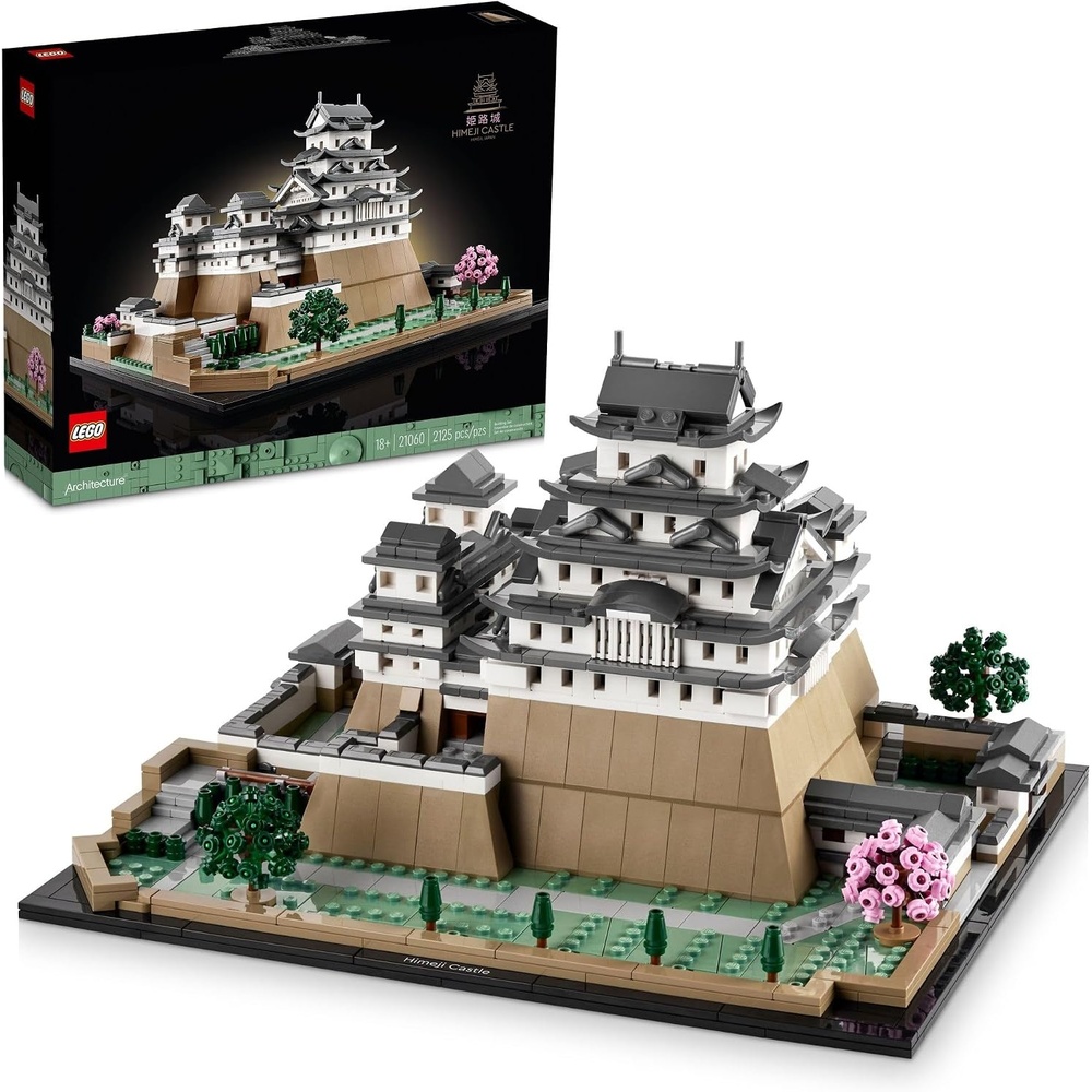 image:imageLEGO Architecture Landmarks Collection Himeji Castle 21060 Building Set Build amp Display this Collectible Model for Adults Fun Gift for Lovers of Japan Famous Japanese Buildings History and Travel