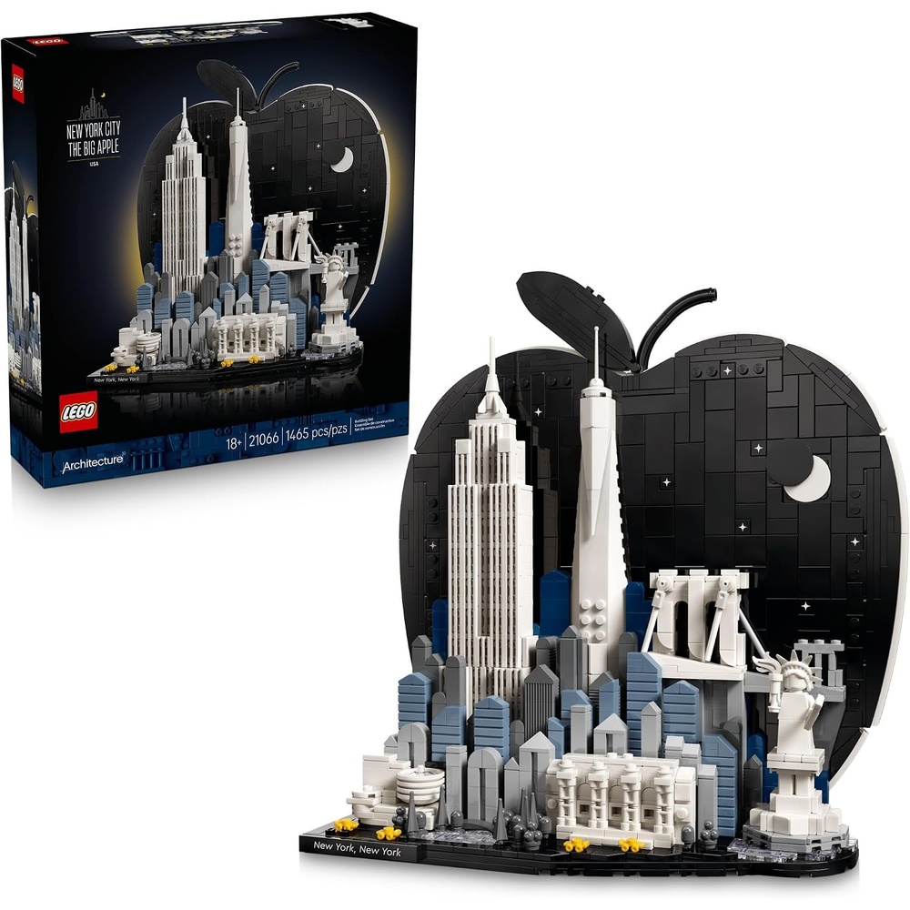 image:imageLEGO Architecture New York City The Big Apple Building Set for Adults Ages 18 Decor for Bedroom Office or Desk Gift for Men amp Women 21066